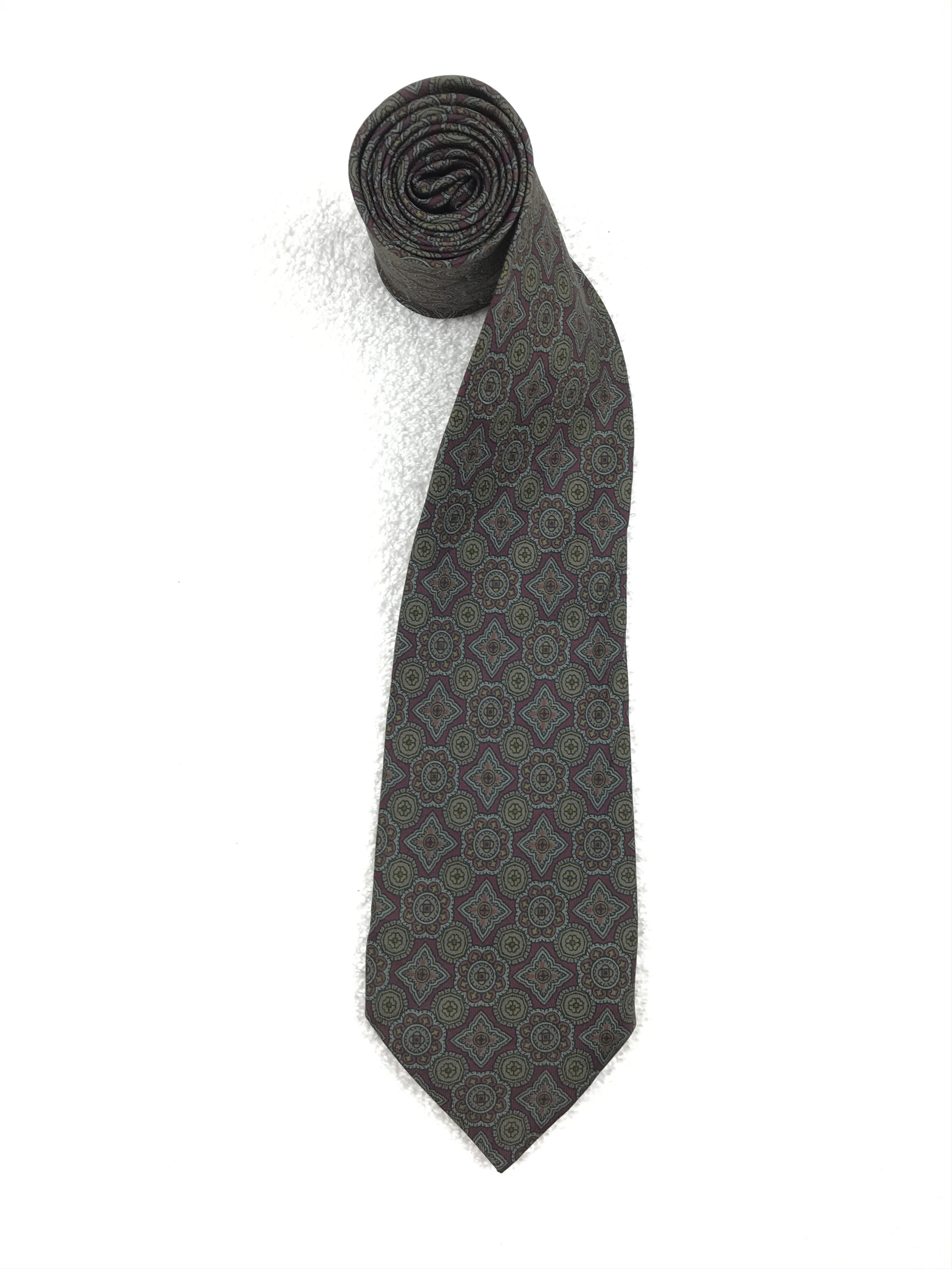 Vintage Vintage Bruno Gabrieli Silk Necktie Size ONE SIZE - 2 Thumbnail