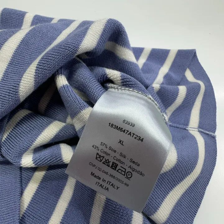 Dior Dior Dior SS21 Striped Logo T-Shirt for Men 0079-2507 Size US XL / EU 56 / 4 - 7 Thumbnail