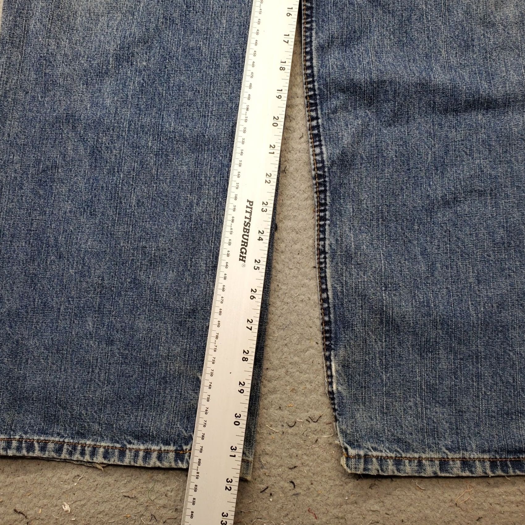 Old Navy Old Navy Mens Jeans 31 Wide Leg Blue Denim High Rise Streetwear Jeans Size US 31 - 4 Thumbnail