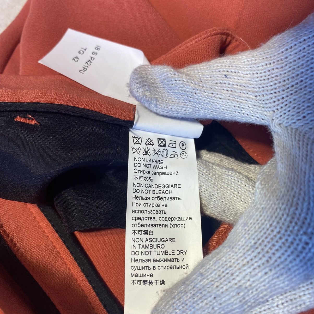 Other Manila Grace Salmon Dress Pants Tailored Women's Size 42 Size 28" / US 6 / IT 42 - 9 Thumbnail