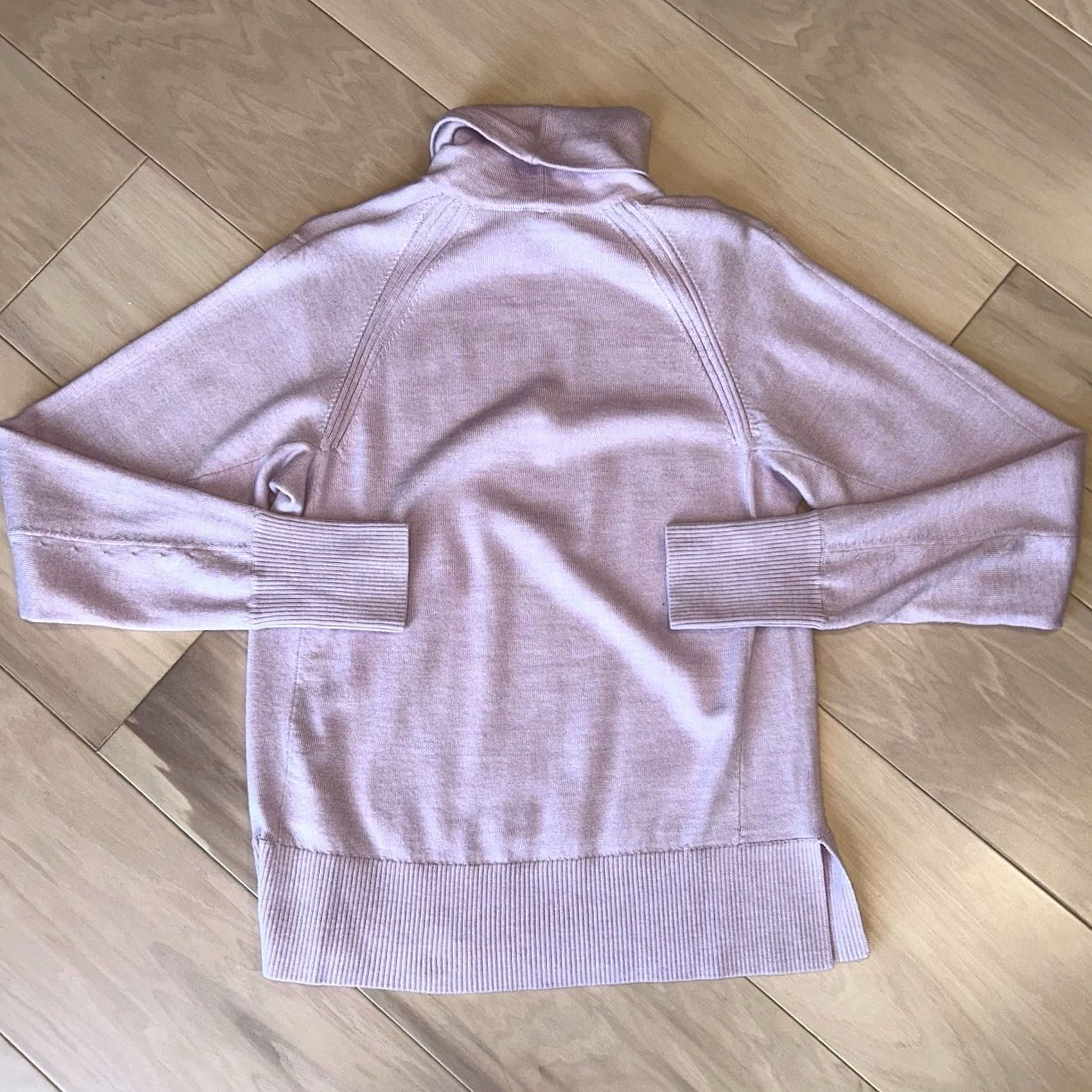 Pinko Stio Merino Wool Turtleneck Sweater Pink Long Sleeve Women’s XS Pullover Casual Outdoor Bohemian Classic Size XS / US 0-2 / IT 36-38 - 3 Thumbnail
