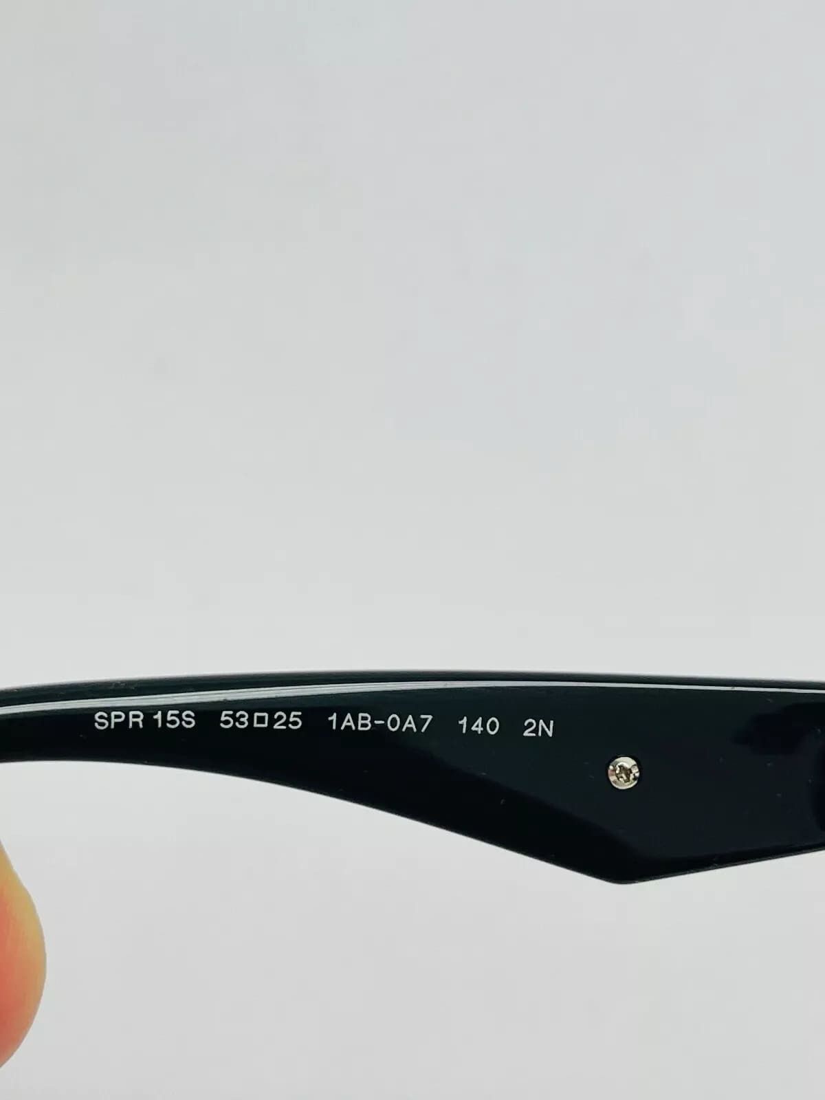 Prada PRADA 15S Cinema ORNATE SAFFIANO PR15SS Black Sunglasses Size ONE SIZE - 7 Thumbnail