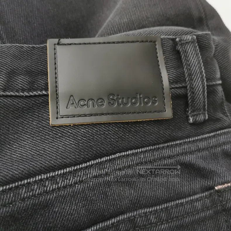 Acne Studios Acne Studios 100% Cotton Letter Logo Denim Pants Size 31" - 3 Thumbnail
