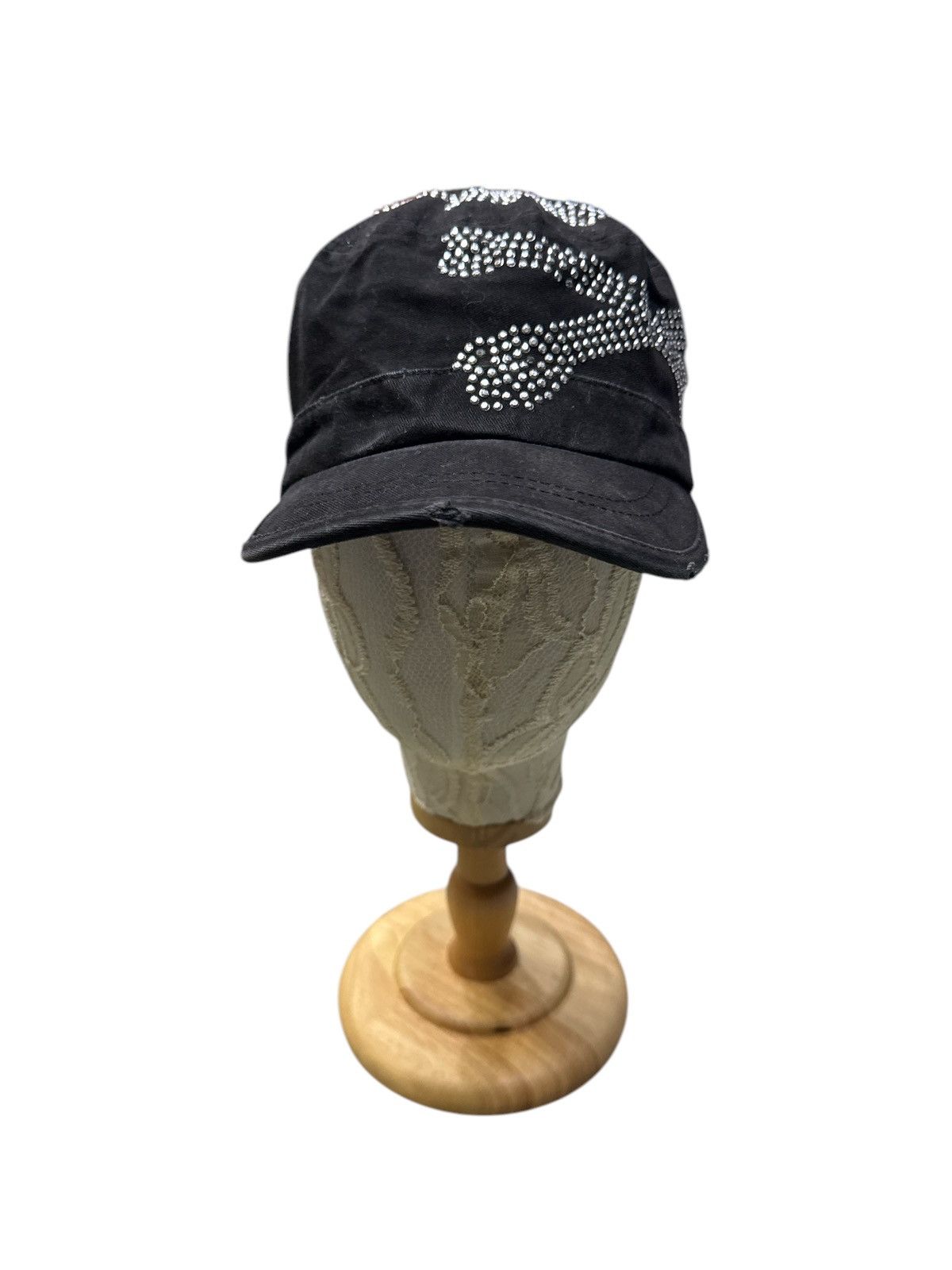 Japanese Brand × Swarovski LARGE SKULL PAINTER CAP Size ONE SIZE - 4 Thumbnail