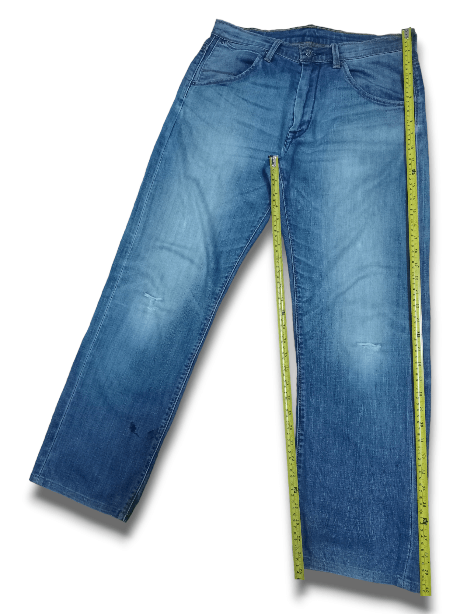 Levi's × Levi's Vintage Clothing Vintage Levis 501 Blue Wash Distressed Baggy Jeans 32x29 Size US 32 / EU 48 - 11 Thumbnail