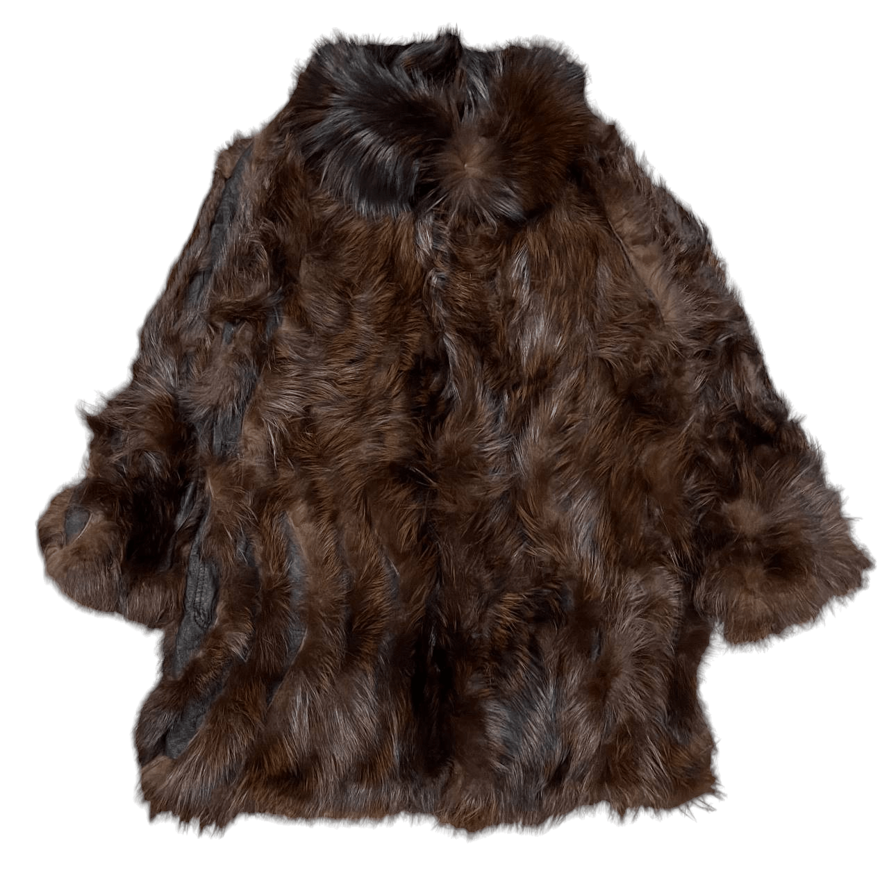 Japanese Brand Vintage Fox Fur Pig Skin Leather Jacket Reversible Size US M / EU 48-50 / 2 - 9 Thumbnail