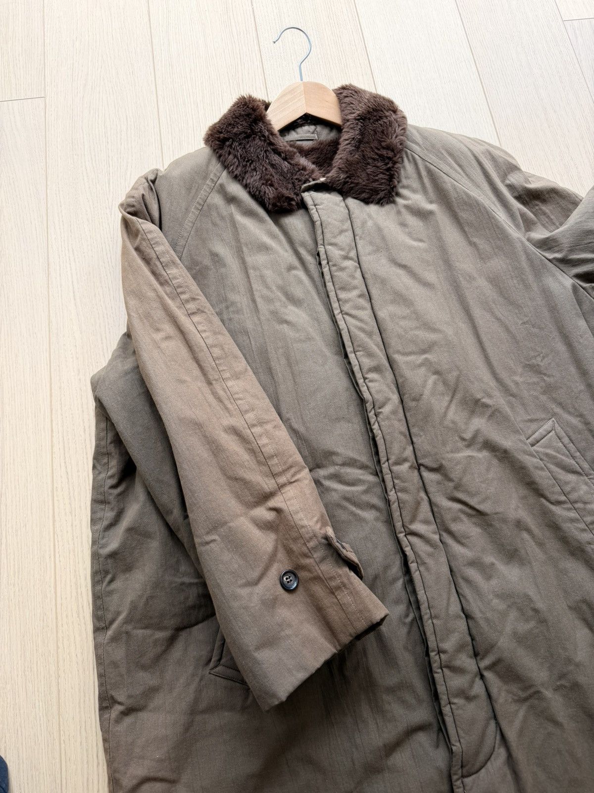 Comme des Garcons Homme Comme des Garçons Homme Vintage Archive Fur-Lined Overcoat Size US XL / EU 56 / 4 - 12 Thumbnail