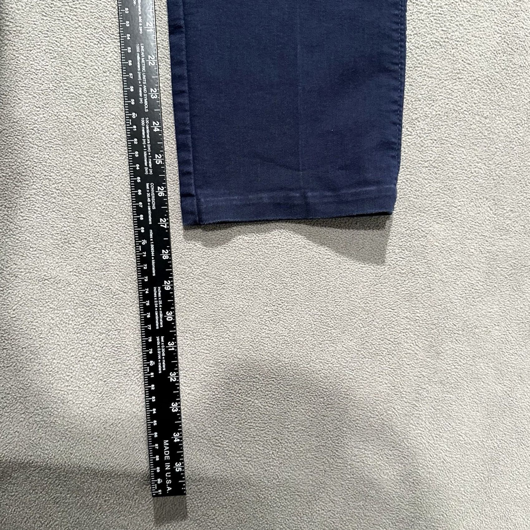 Croft & Barrow Croft & Barrow Effortless Stretch Pants Womens 12 Regular Blue Straight Mid Rise Size 34" / US 12 / IT 48 - 8 Thumbnail