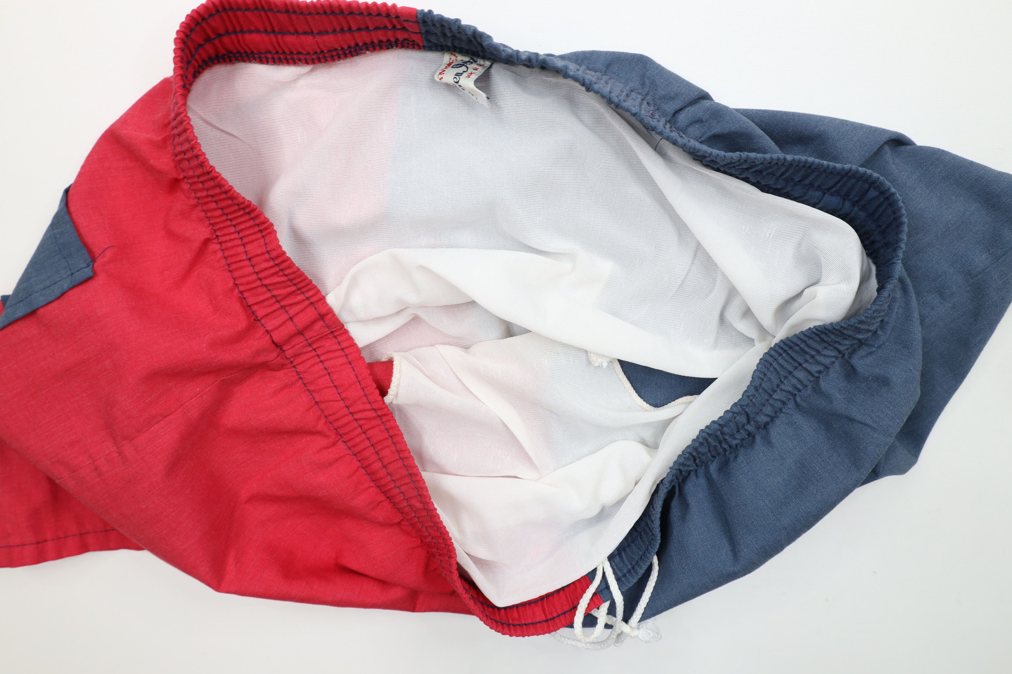 Vintage Vintage 70s Streetwear Block Lined Running Short Shorts USA Size US 36 / EU 52 - 7 Thumbnail