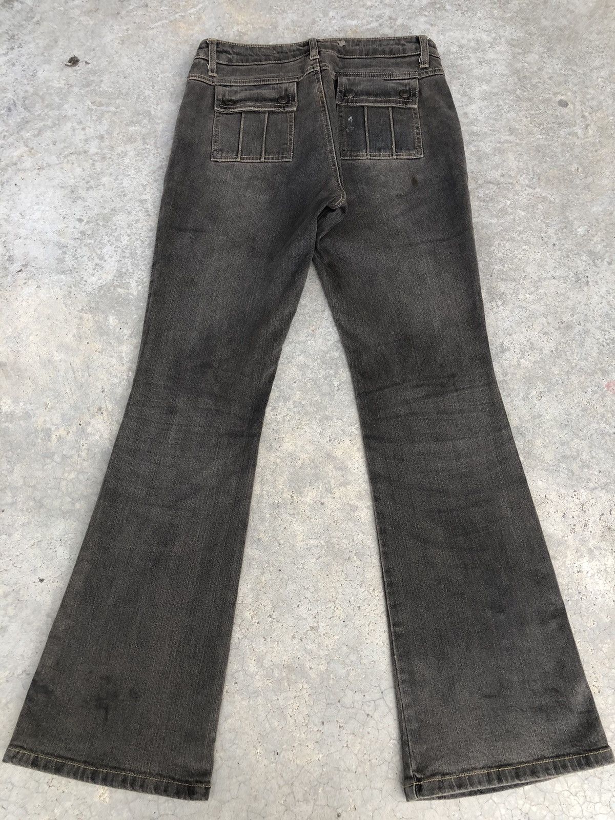 If Six Was Nine Japanese Back Rush Flared Jeans Distressed Size US 30 / EU 46 - 2 Thumbnail