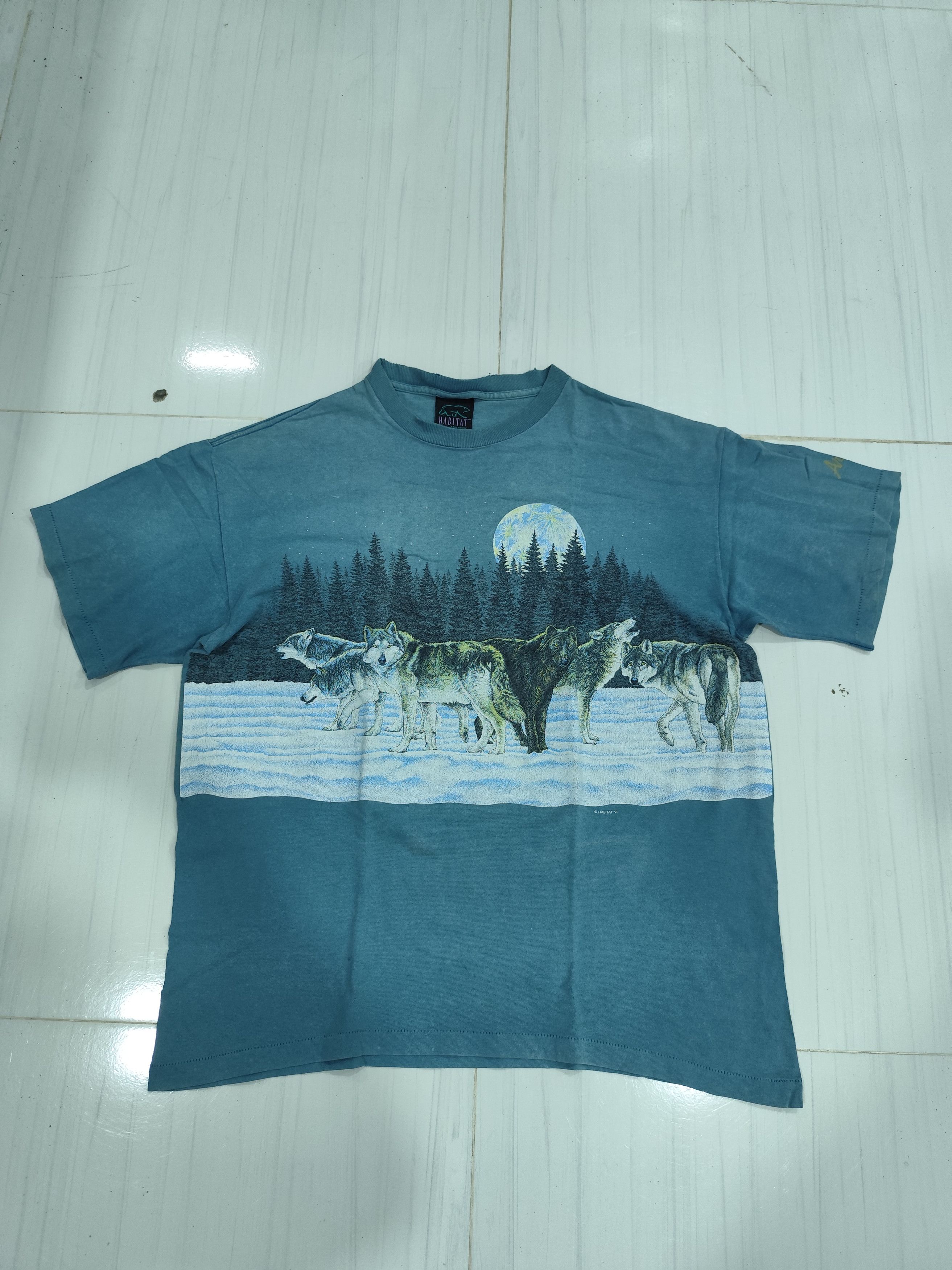 Vintage Vintage 1991 habitat wolfs Size US L / EU 52-54 / 3 - 1 Thumbnail