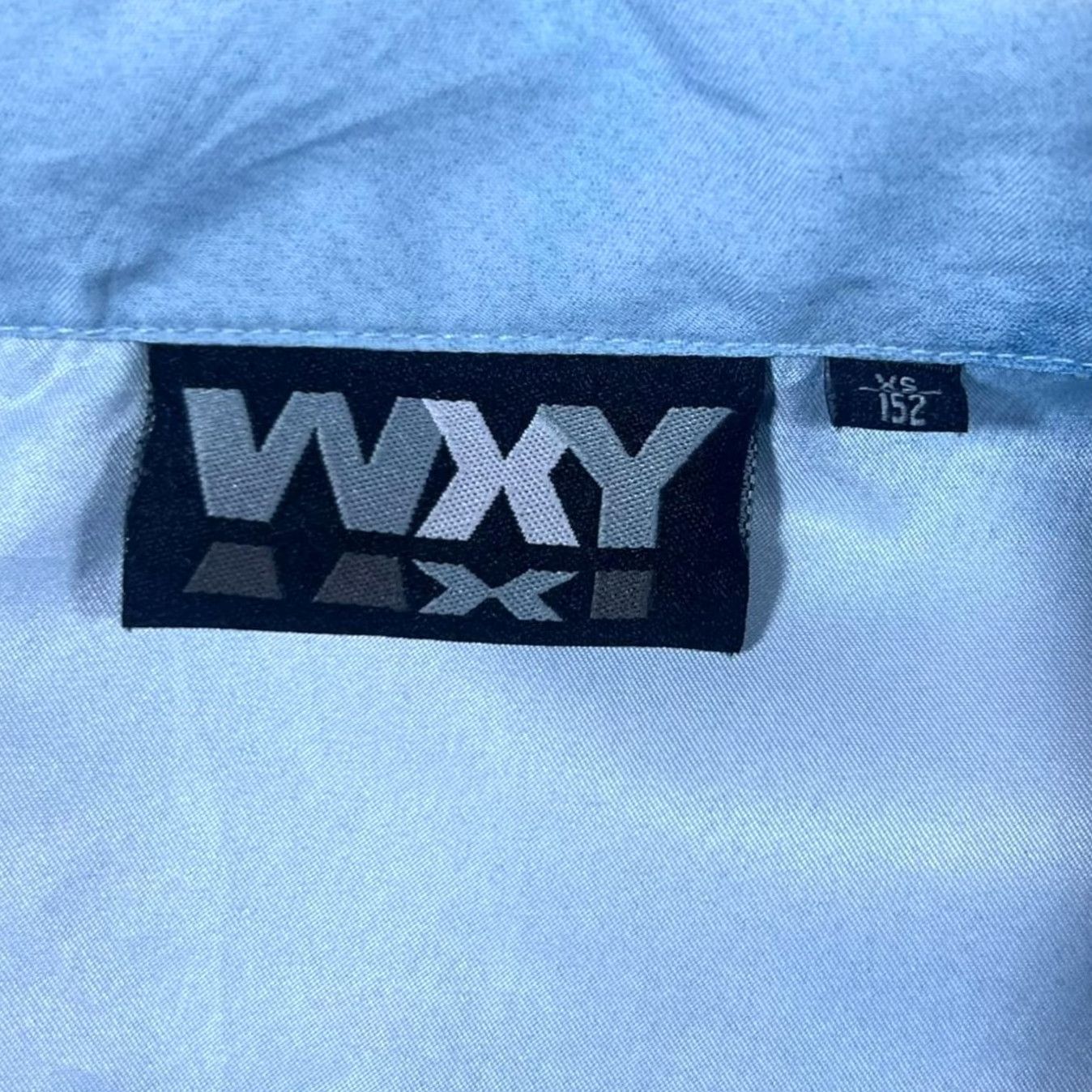 Vintage WXY Monster Anime Manga Graphic Blue Polyester Shirt XS 152, Button-Up, Collared, Regular Fit, Mens, 90s Era Size US XS / EU 42 / 0 - 3 Thumbnail
