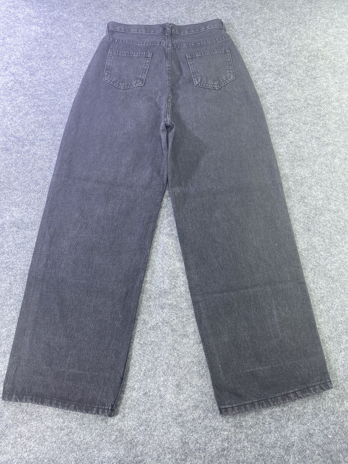 Japanese Brand × Jean Japanese Brand Baggy Distressed Black Pants -J948 Size US 28 / EU 44 - 4 Thumbnail