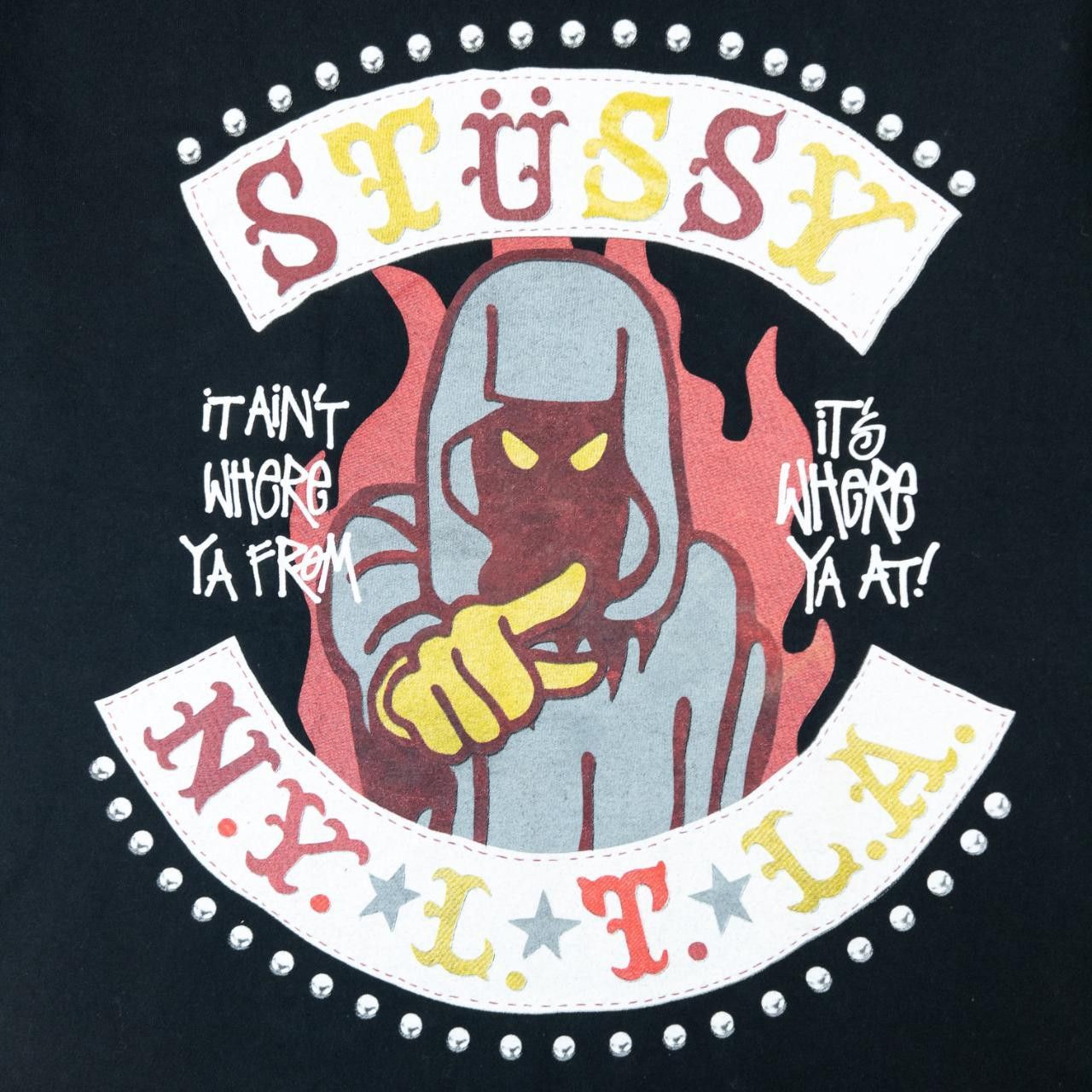 Stussy Vintage Stussy NYLTLA Graphic T Shirt Size L Size US L / EU 52-54 / 3 - 5 Thumbnail
