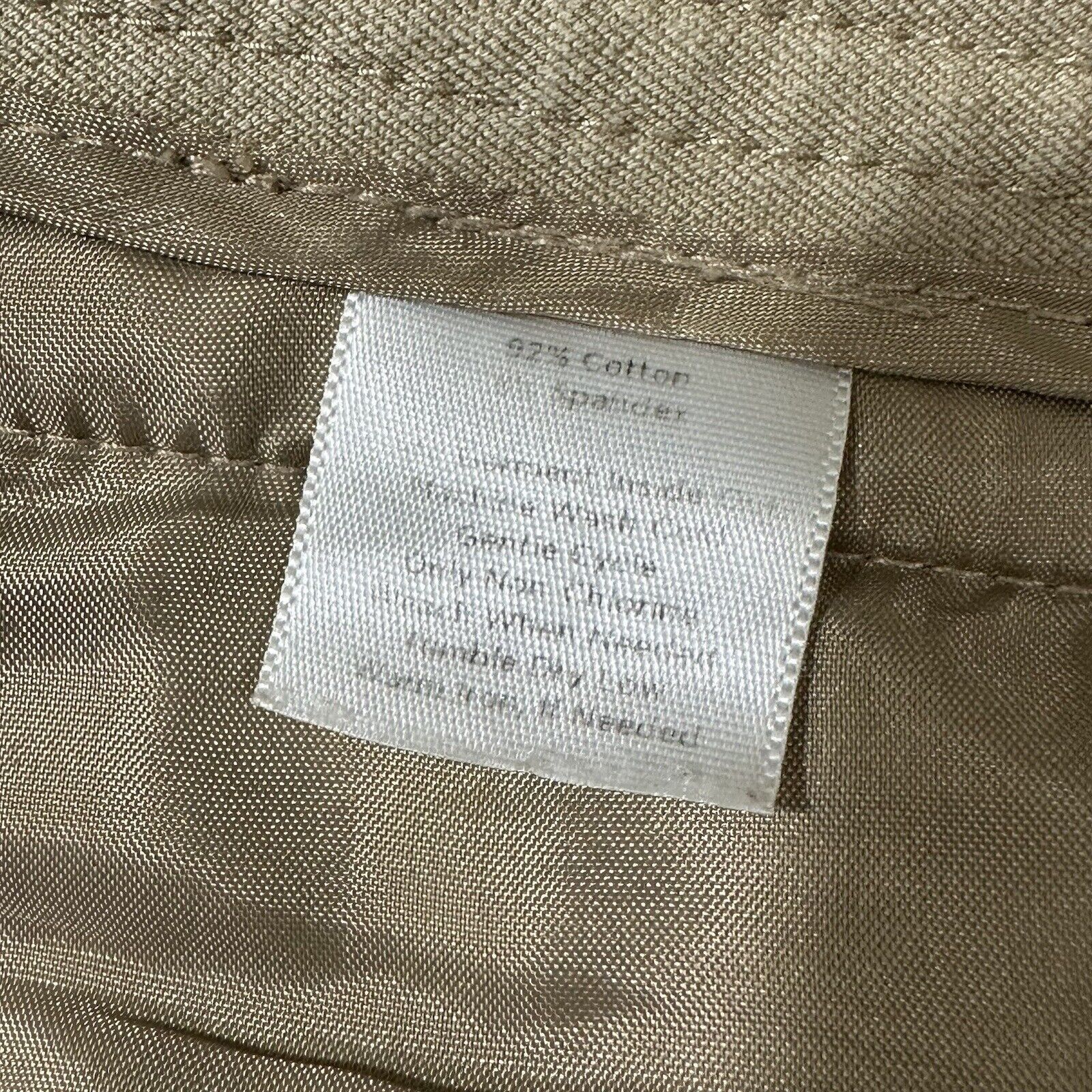 Other Talbots 6P Flat Front Chino Pants Khaki Mid Rise 24" Inseam Size 28" / US 6 / IT 42 - 9 Thumbnail