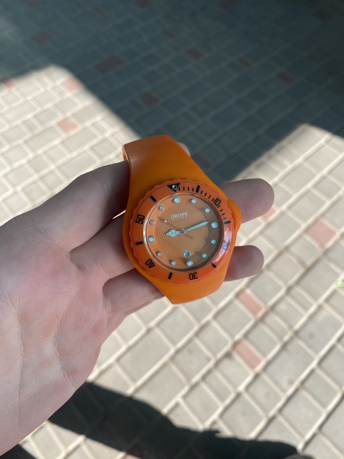 Japanese Brand Drops Milano Archive Orange Watch Retro Futuristic Cyber Y2K Size ONE SIZE - 7 Thumbnail