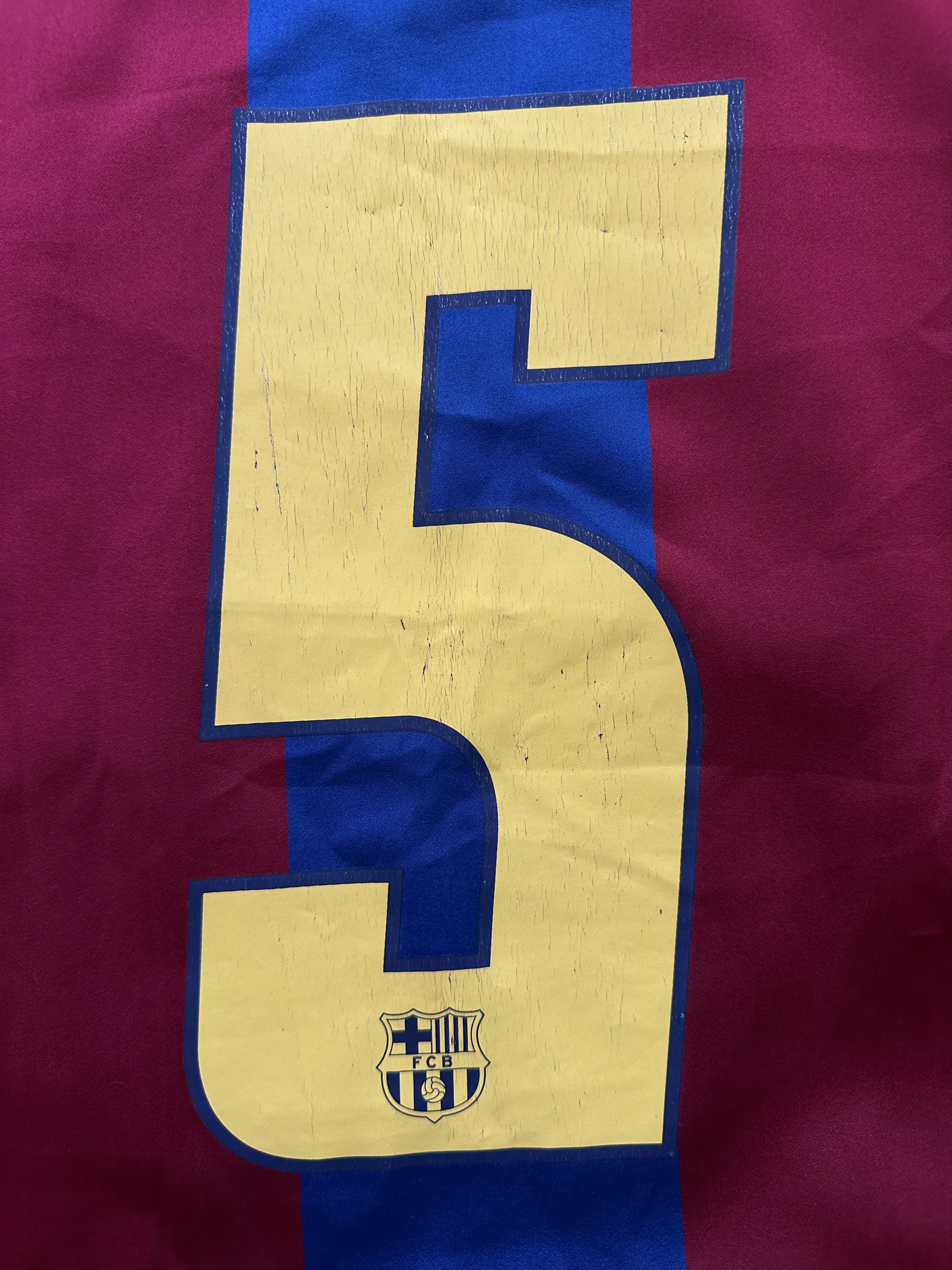 Nike FC Barcelona Home Jersey Nike Puyol Size US L / EU 52-54 / 3 - 16 Thumbnail