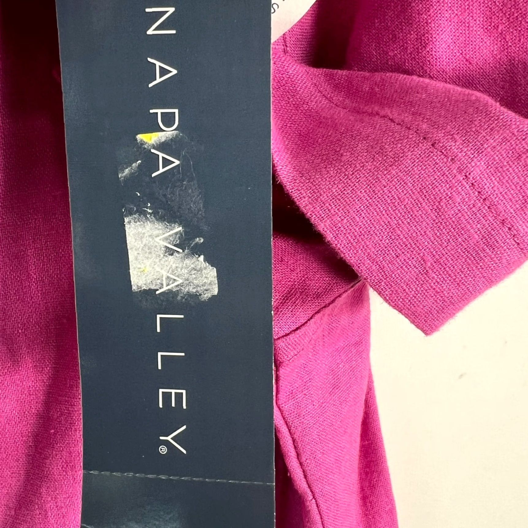 Vintage VINTAGE Napa Valley Linen Blend Button-Up Shirt Womens Junior Size L Pink Floral Casual Summer Size L / US 10 / IT 46 - 7 Thumbnail