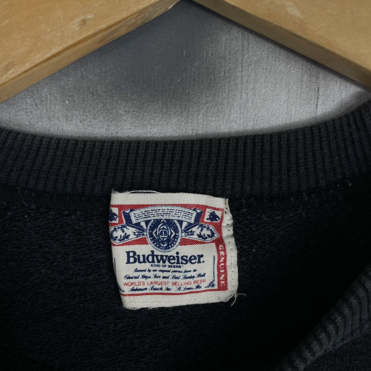 VINTAGE BUDWEISER BIH LOGO SWEATSHIRT