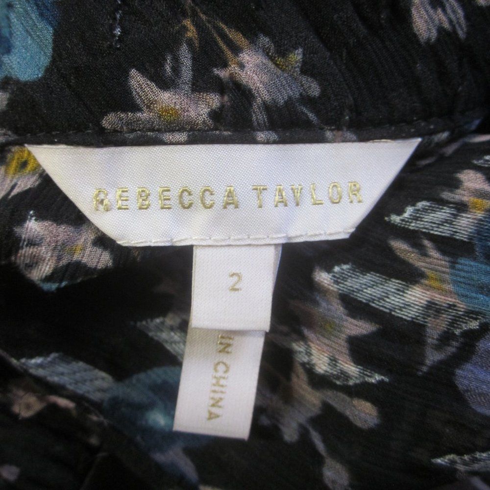 Rebecca Taylor Rebecca Taylor Floral Solstice Silk Dress Size 2 Size XS / US 0-2 / IT 36-38 - 4 Thumbnail