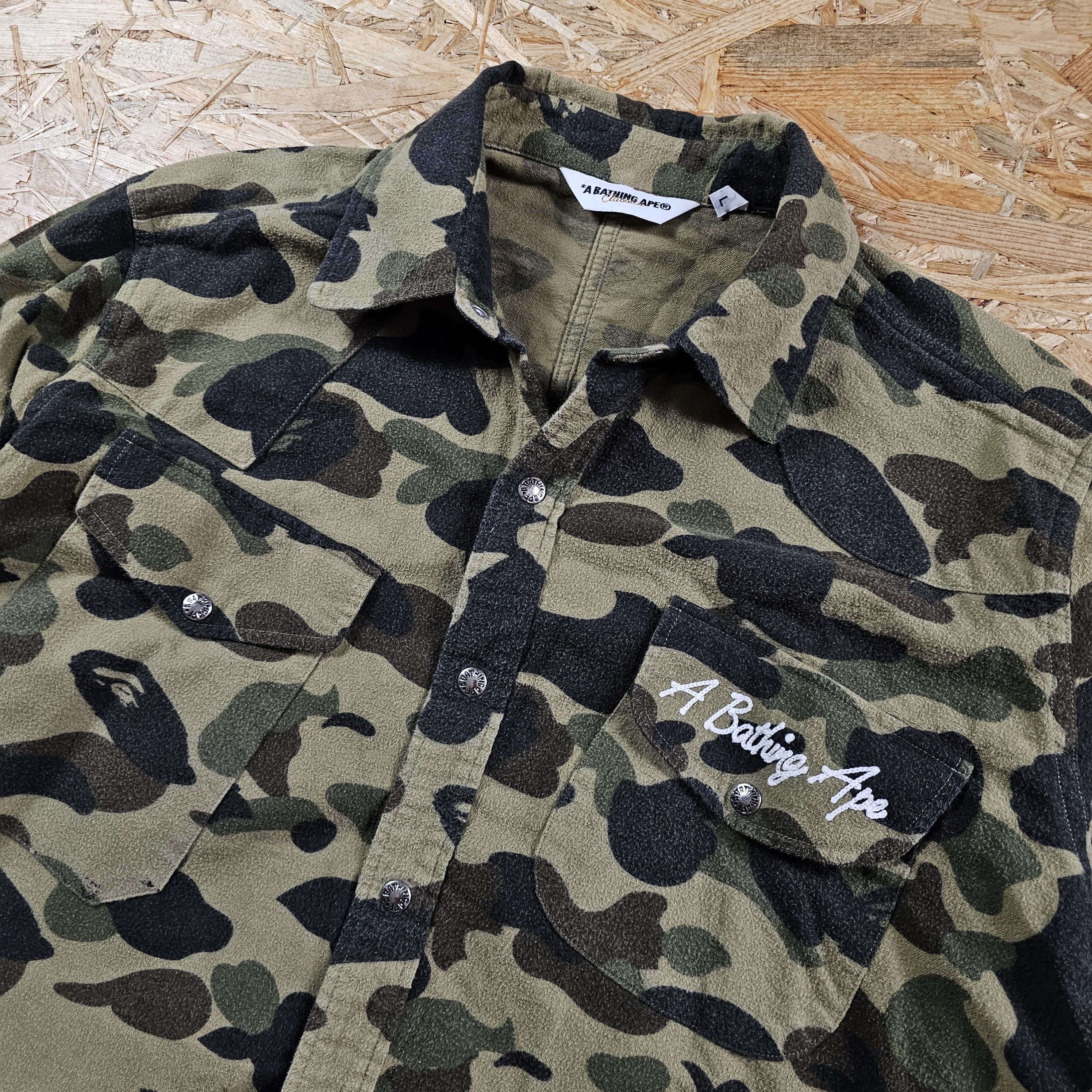 Bape 1st Camo Flannel Shirt Size US L / EU 52-54 / 3 - 3 Thumbnail