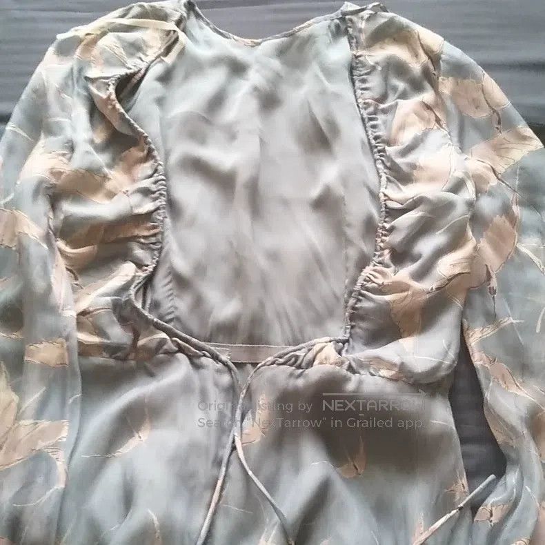 Valentino Valentino Printed chiffon dress Size L / US 10 / IT 46 - 8 Thumbnail