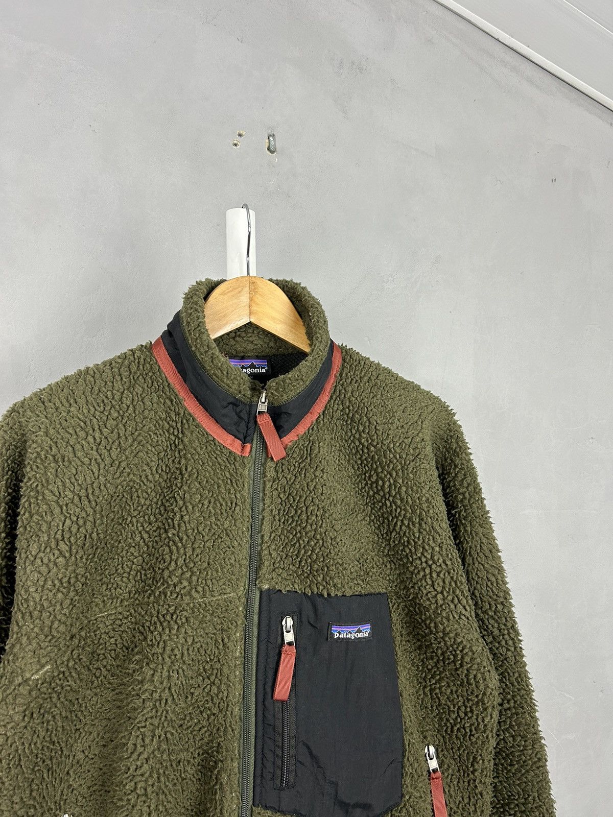 Patagonia Patagonia Olive Green Fleece Jacket Full Zip Outdoor Size US M / EU 48-50 / 2 - 2 Thumbnail