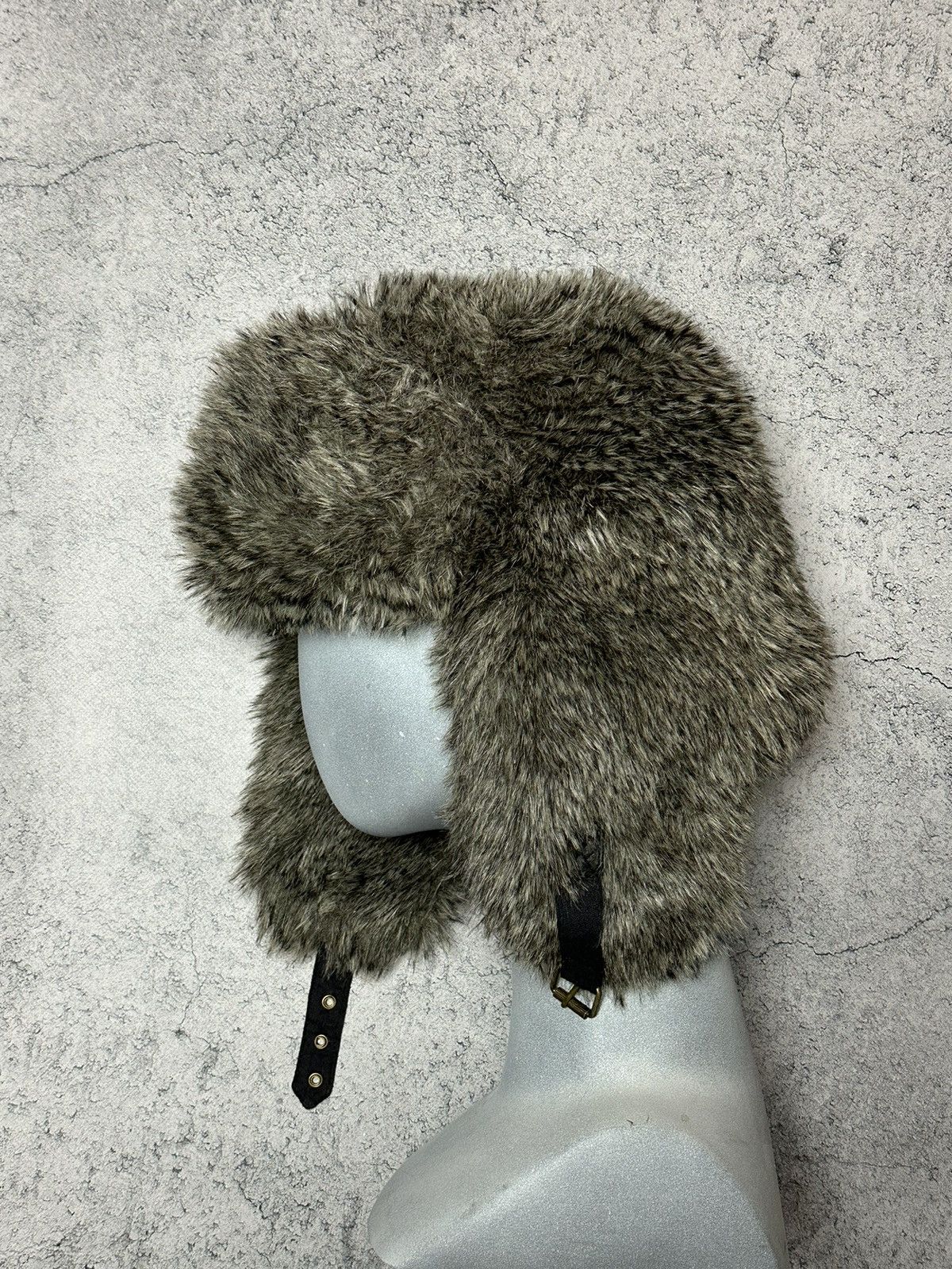 Hysteric Glamour Vintage Y2K Fuzzy Ushanka Beanie Hat Mohair Faux Fur Size ONE SIZE - 1 Thumbnail