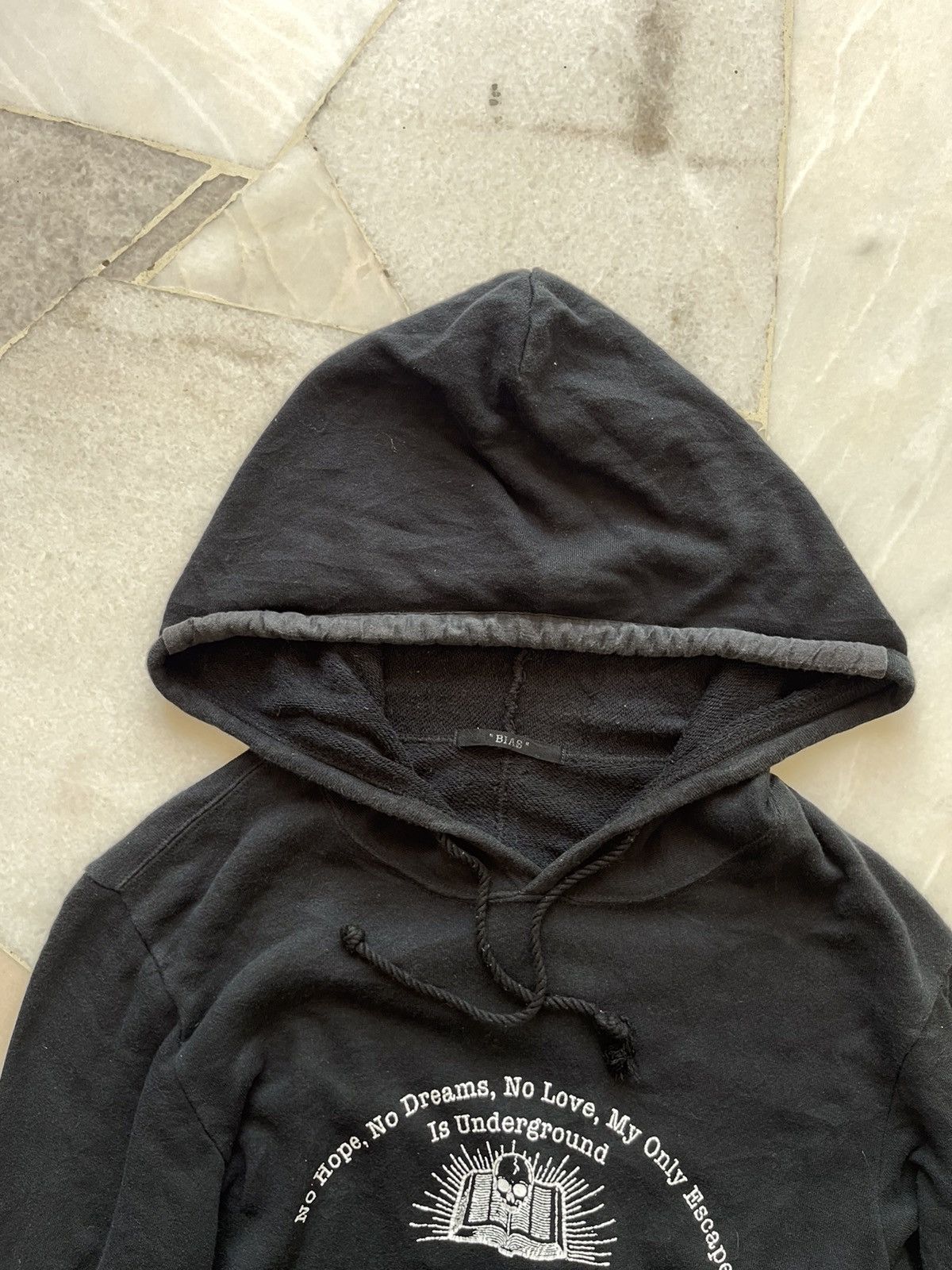 If Six Was Nine × Japanese Brand × Le Grande Bleu (L.G.B.) Bias ‘ NoHopeNoDreamsNoLove’ Hoodie Size US M / EU 48-50 / 2 - 11 Thumbnail