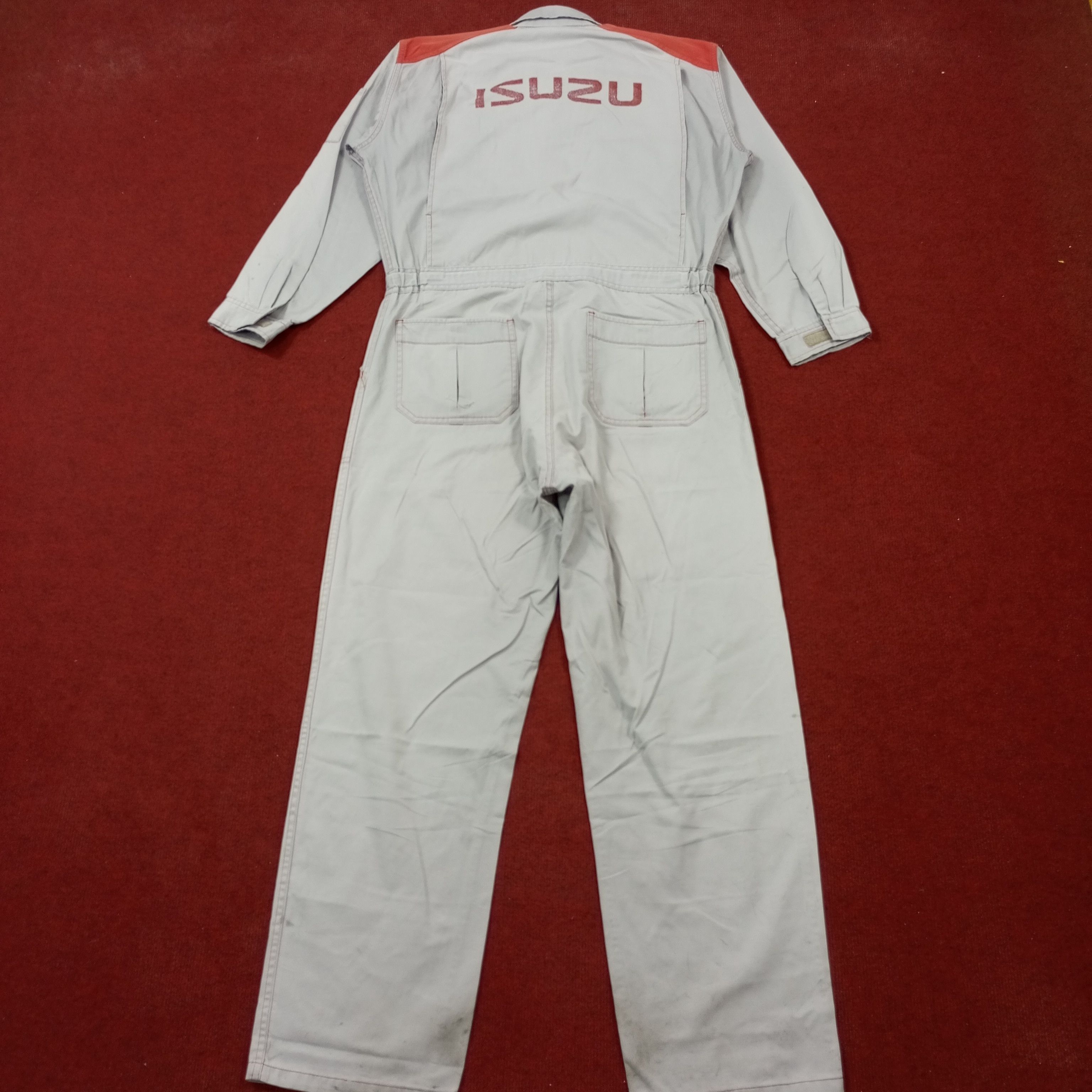 Japanese Brand × Vintage Isuzu Japanese Motorsports Coverall Jacket Size US L / EU 52-54 / 3 - 1 Thumbnail