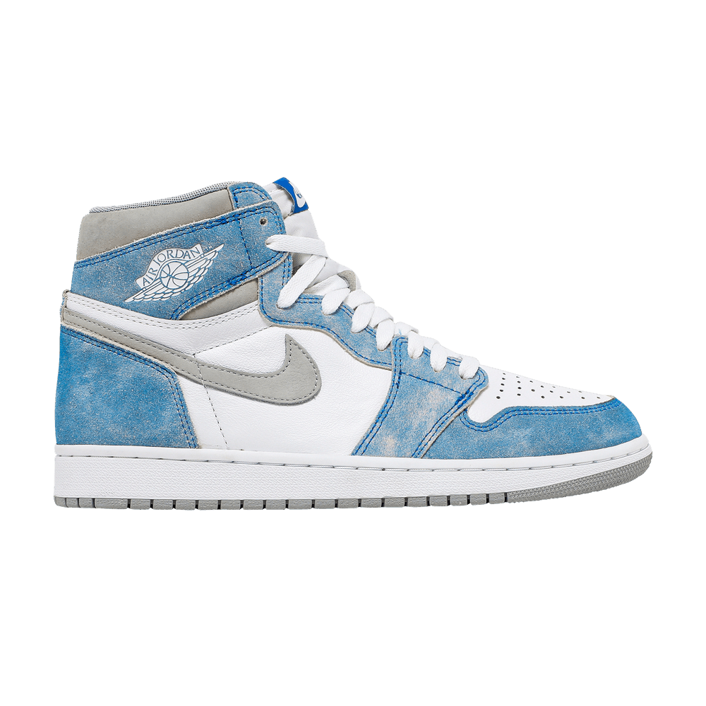 image of Air Jordan 1 Retro High OG Hyper Royal Shoes in Blue, Men's (Size 14)