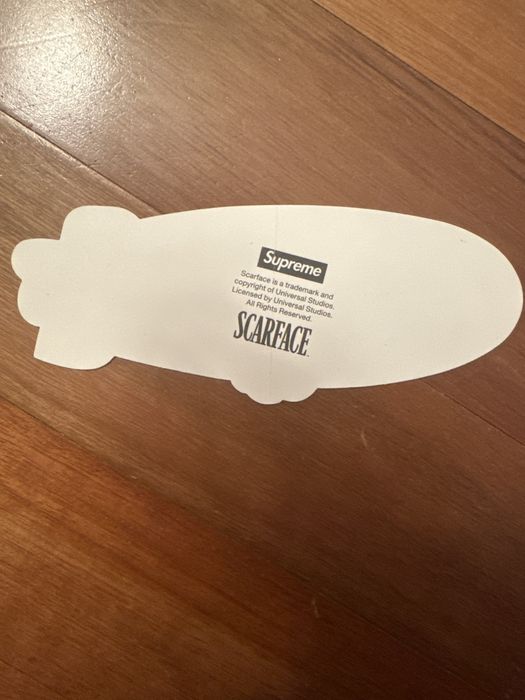 Supreme Supreme Scarface blimp sticker | Grailed