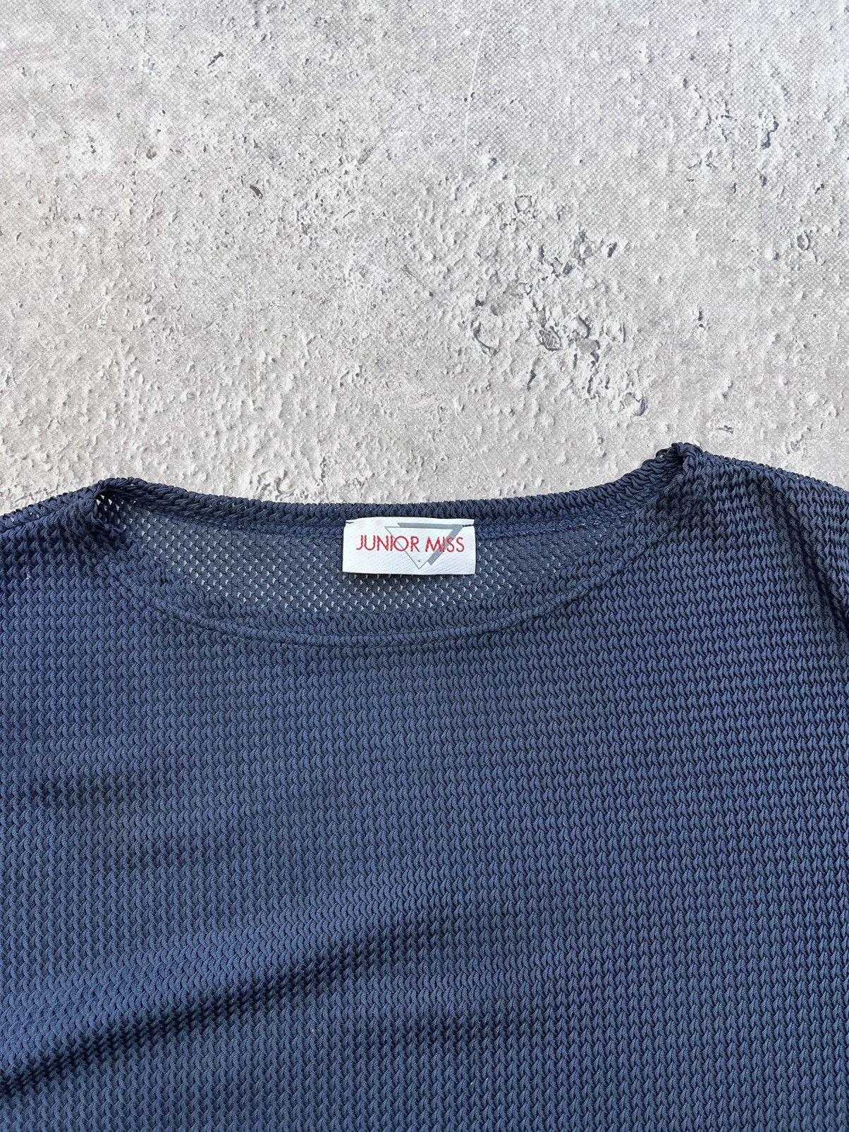 Hysteric Glamour × Japanese Brand VINTAGE Y2K JPG STYLE Japanese brand Fishnet mesh Tshirt Size US L / EU 52-54 / 3 - 4 Thumbnail