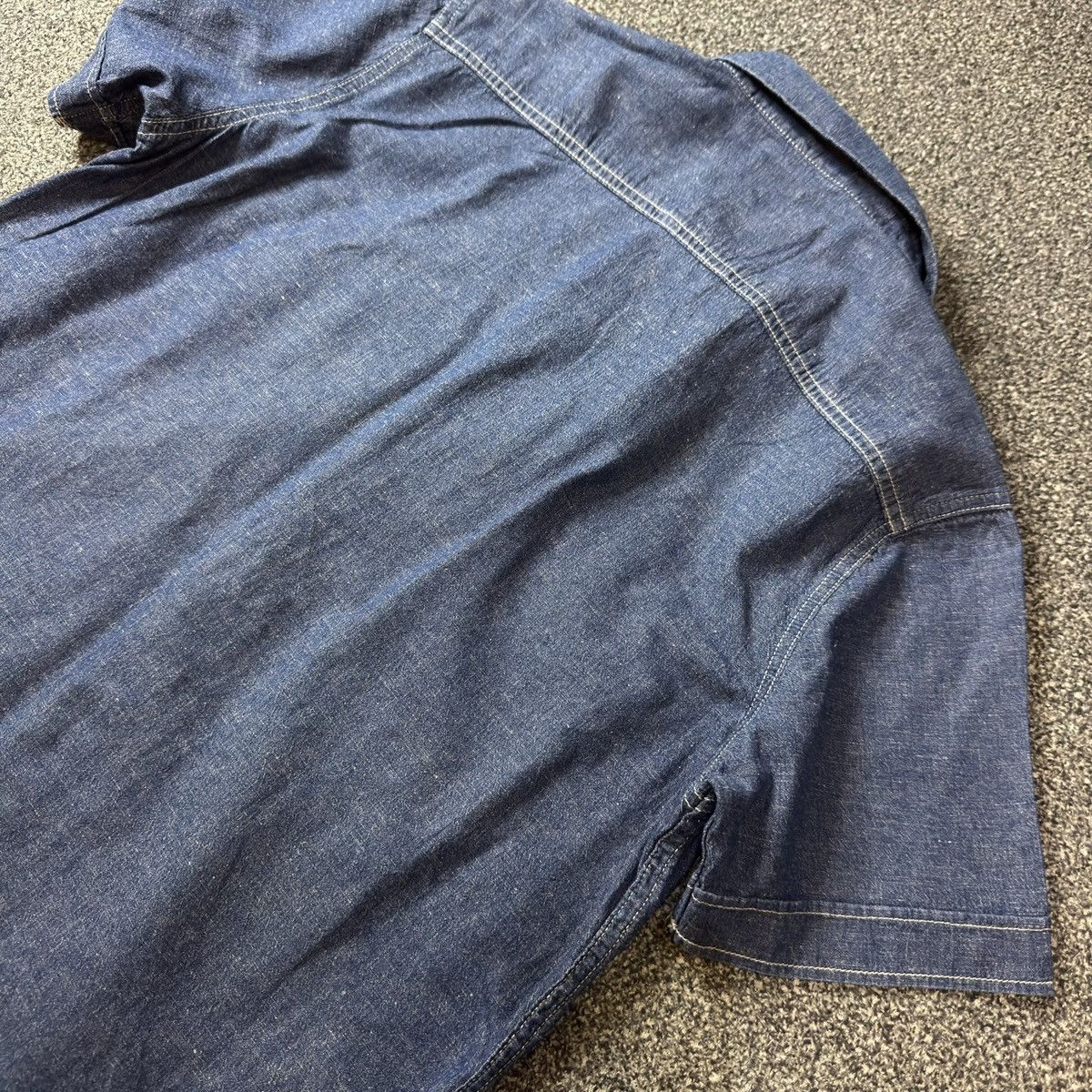 Edwin 🔥🇯🇵 Vintage 90s Japanese Denim Edwin G00185 Button Up Shirt Size US L / EU 52-54 / 3 - 9 Thumbnail