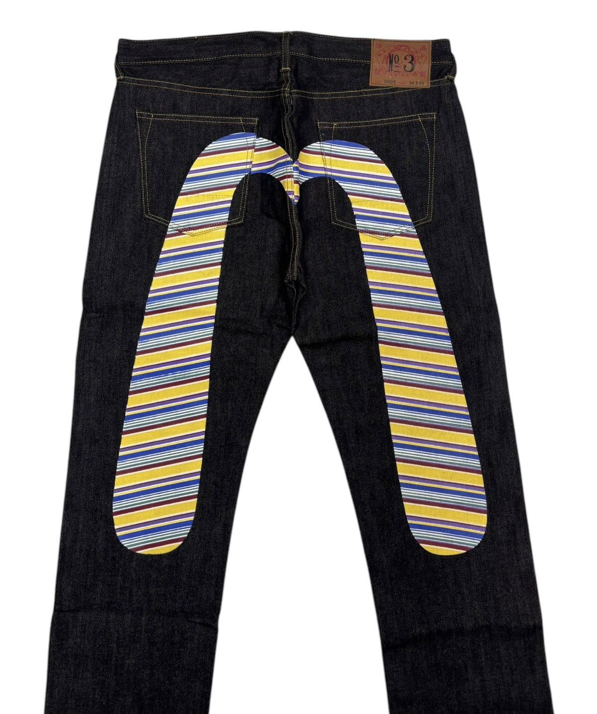 Japanese Brand Vintage Evisu Selvedge Japanese Brand Regular Fit Denim Jean Size US 36 / EU 52 - 7 Thumbnail