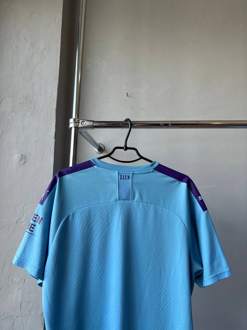 Puma 2019/20 MANCHESTER CITY HOME SOCCER JERSEY FOOTBALL SHIRT XL Size US XL / EU 56 / 4 - 13 Thumbnail
