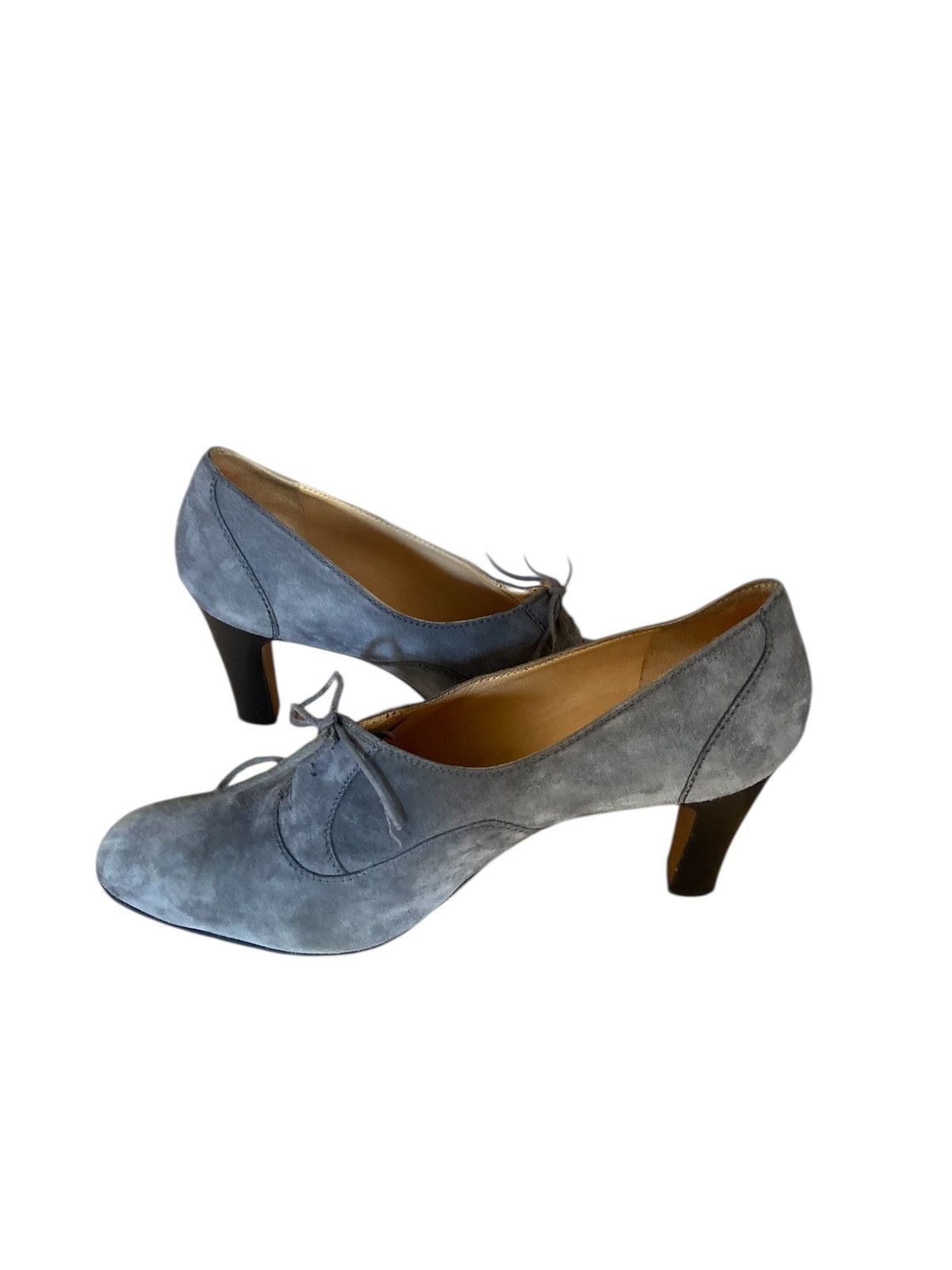Celine Vintage grey suede celine shoes Size US 8 / IT 38 - 3 Thumbnail