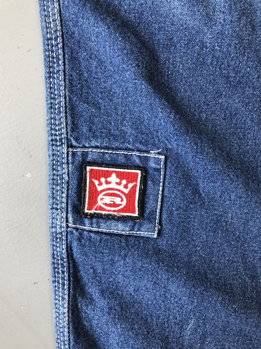 JNCO × Vintage Vintage royal wear embroidered denim Size US 31 - 5 Thumbnail