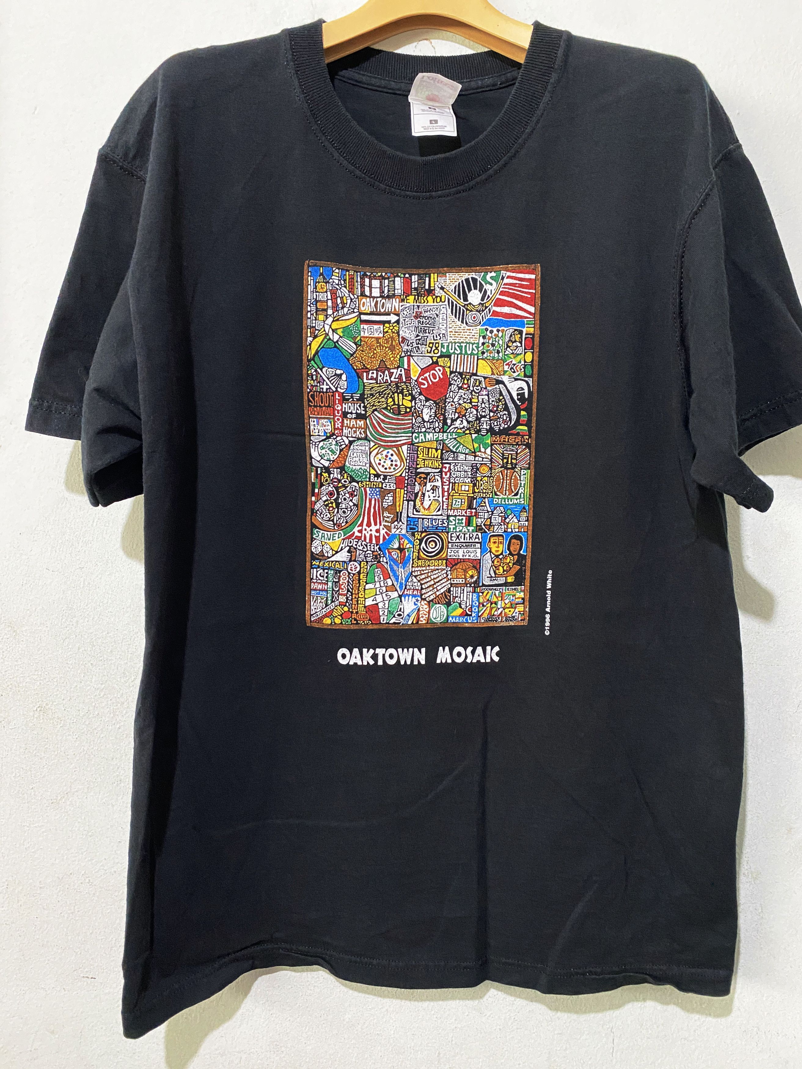 Vintage 90s Oaktown Mosaic Shirt