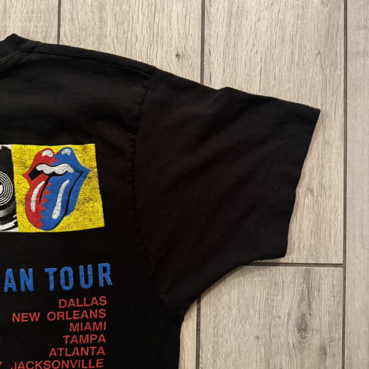 Band Tees × Nike × Stussy Crazy Vintage 1989 Distressed Rolling Stones Band Tour Tee Size M / US 6-8 / IT 42-44 - 24 Thumbnail