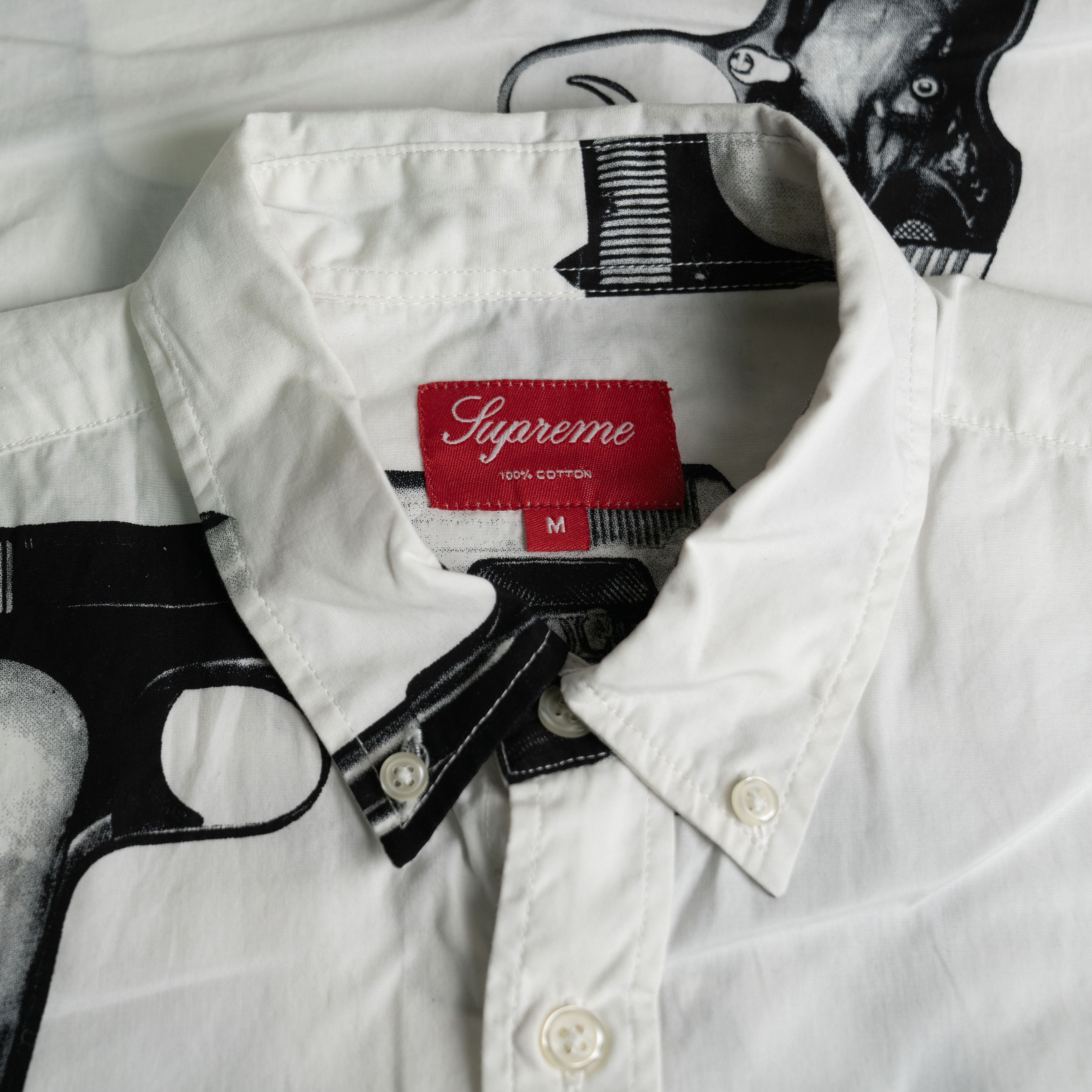 Supreme Supreme SS13 2013 Guns Short Sleeve Button Up Shirt Size US M / EU 48-50 / 2 - 3 Thumbnail