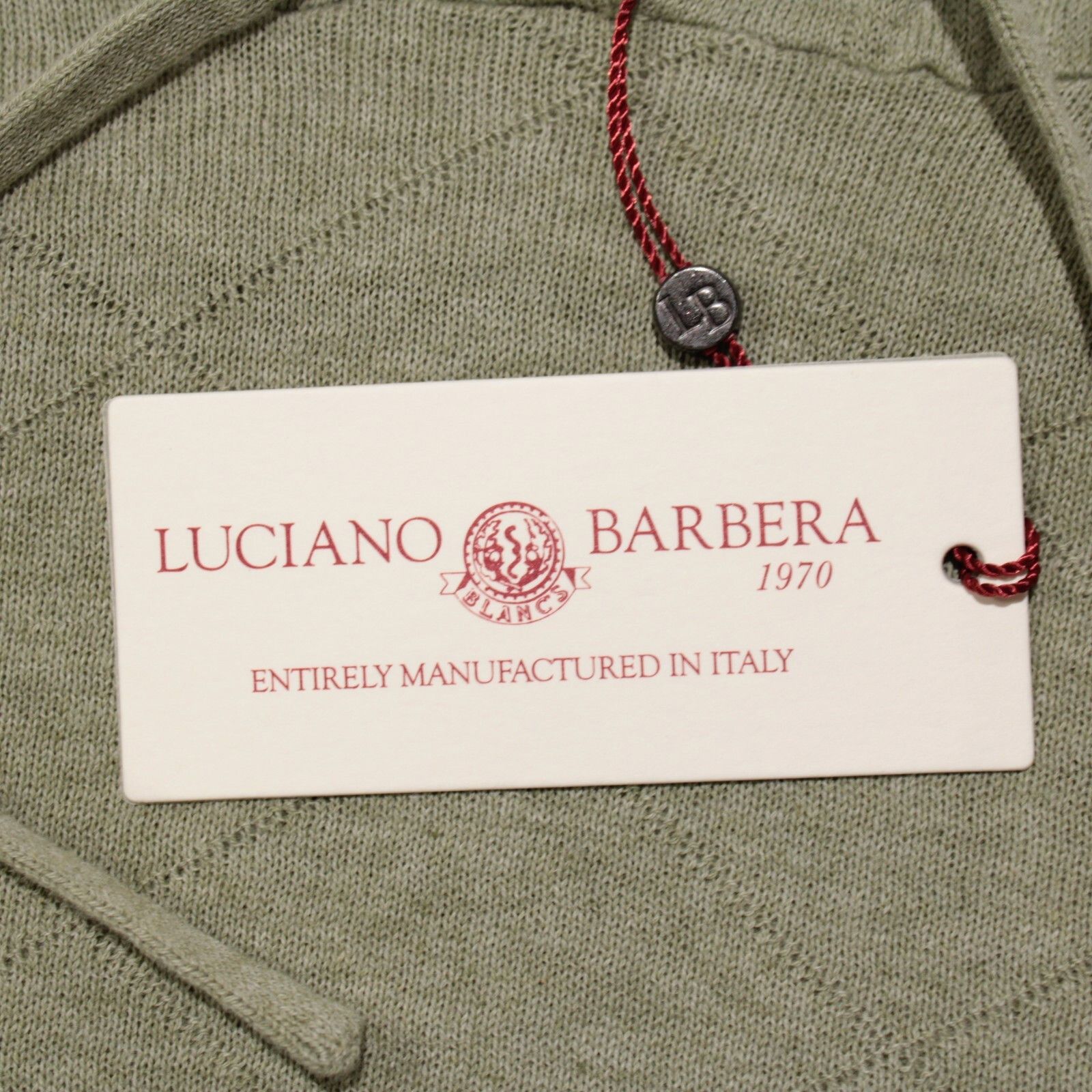 Luciano Barbera Luciano Barbera Sweater Size US L in Green Size US L / EU 52-54 / 3 - 2 Thumbnail