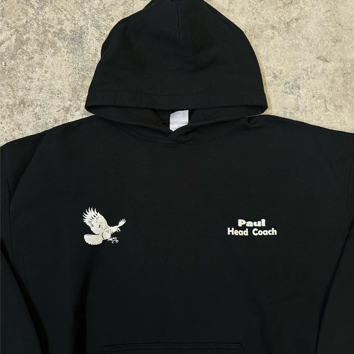 Gildan Vintage 1998 Gildan Paul Head Coach Black Hoodie Size US XL / EU 56 / 4 - 2 Thumbnail