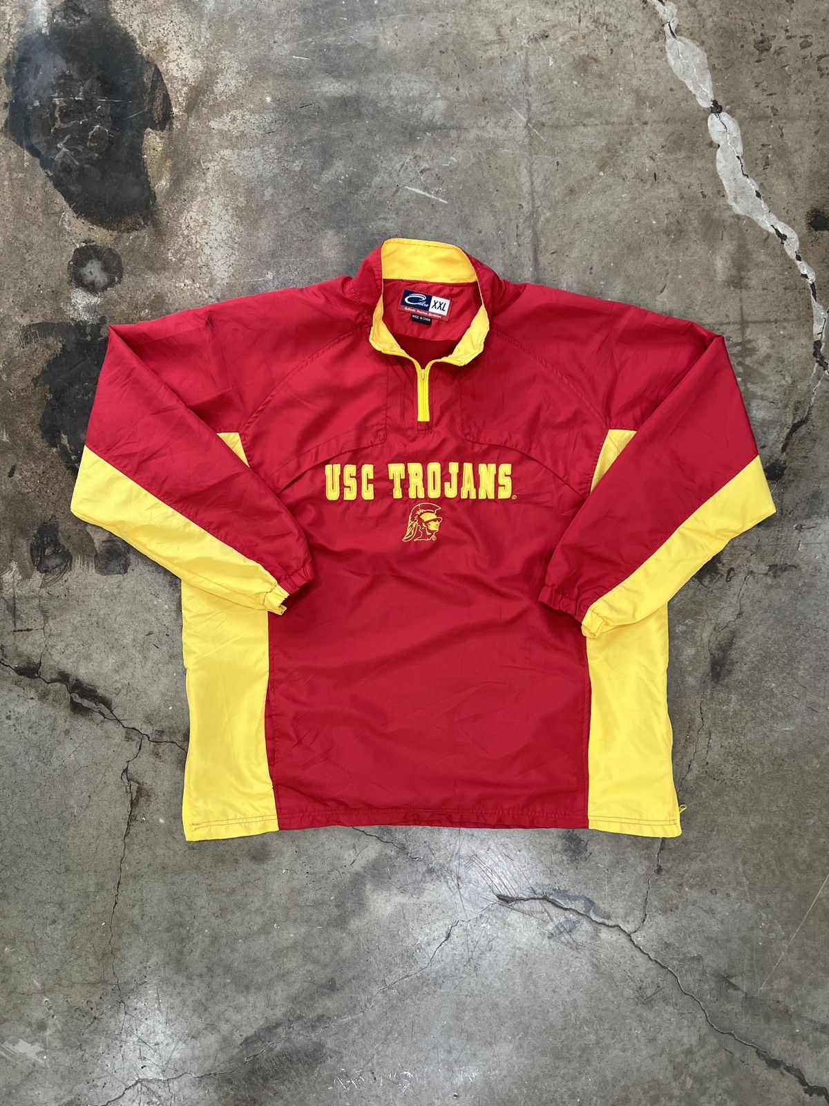 NCAA Vintage USC Trojans College Windbreaker Pullover XXL Size US XXL / EU 58 / 5 - 2 Thumbnail