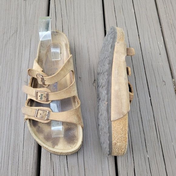 Birkenstock Birkenstock Florida Soft Footbed Oiled Leather Tobacco Brown Size US 8 / IT 38 - 1 Thumbnail