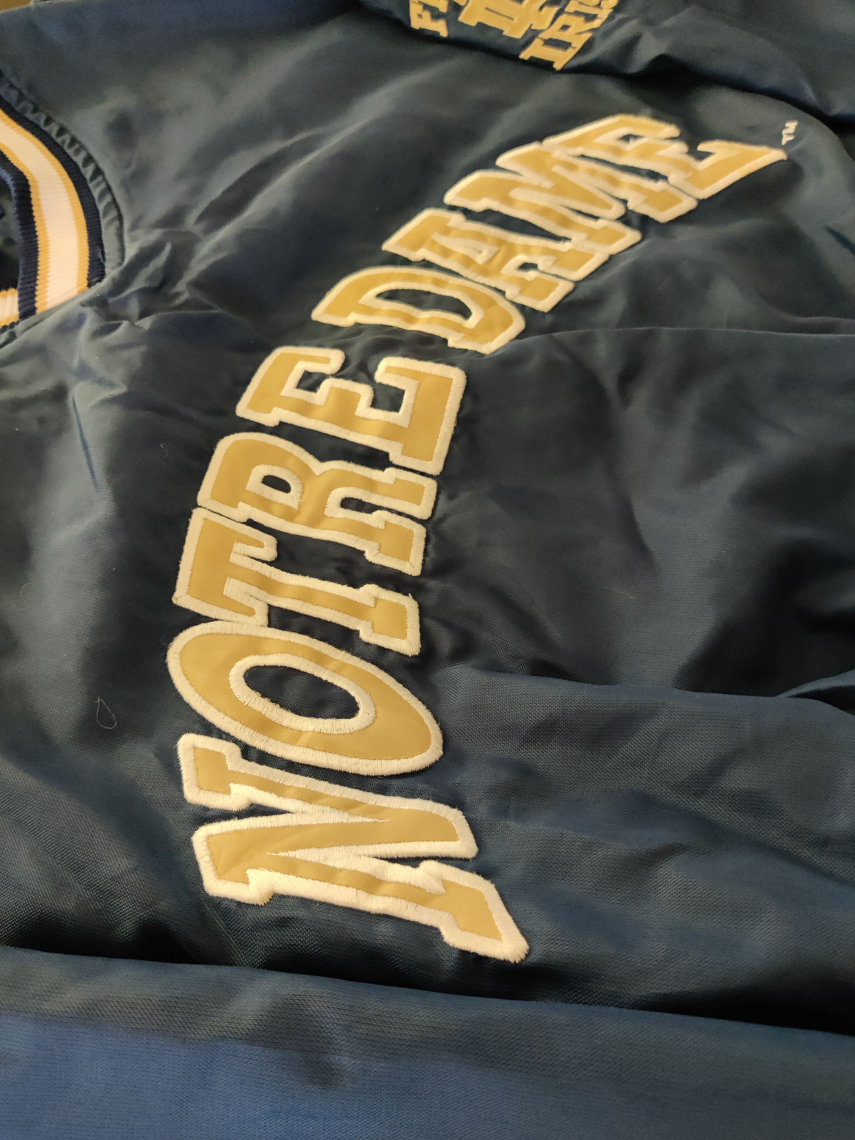 Starter Starter Notre Dame Fighting Irish 90s Pullover Jacket S Size US S / EU 44-46 / 1 - 9 Thumbnail