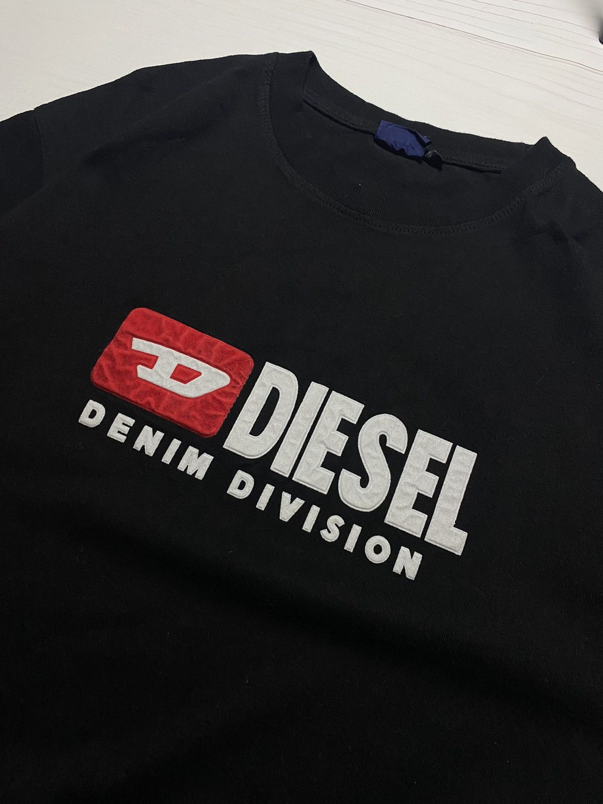 Diesel Vintage Diesel Big Logo faded y2k t shirt Japanes Size US XL / EU 56 / 4 - 6 Thumbnail