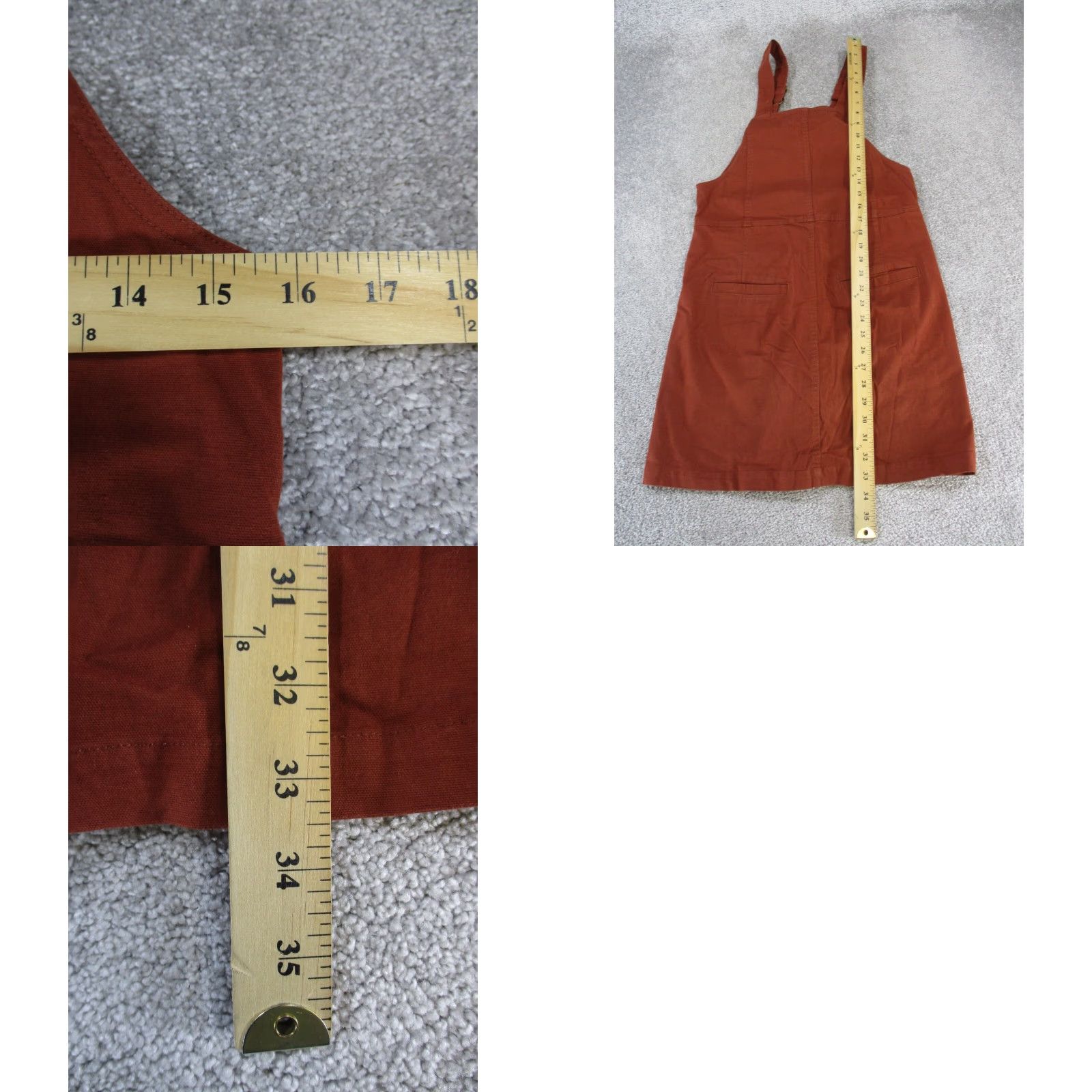 Toad&Co VINTAGE Toad&Co Dress Shirt Women XS Brown Canvas Cotton Blend A-Line Short Flare 90s? (Note: 90s not in data) Size XS / US 0-2 / IT 36-38 - 8 Thumbnail