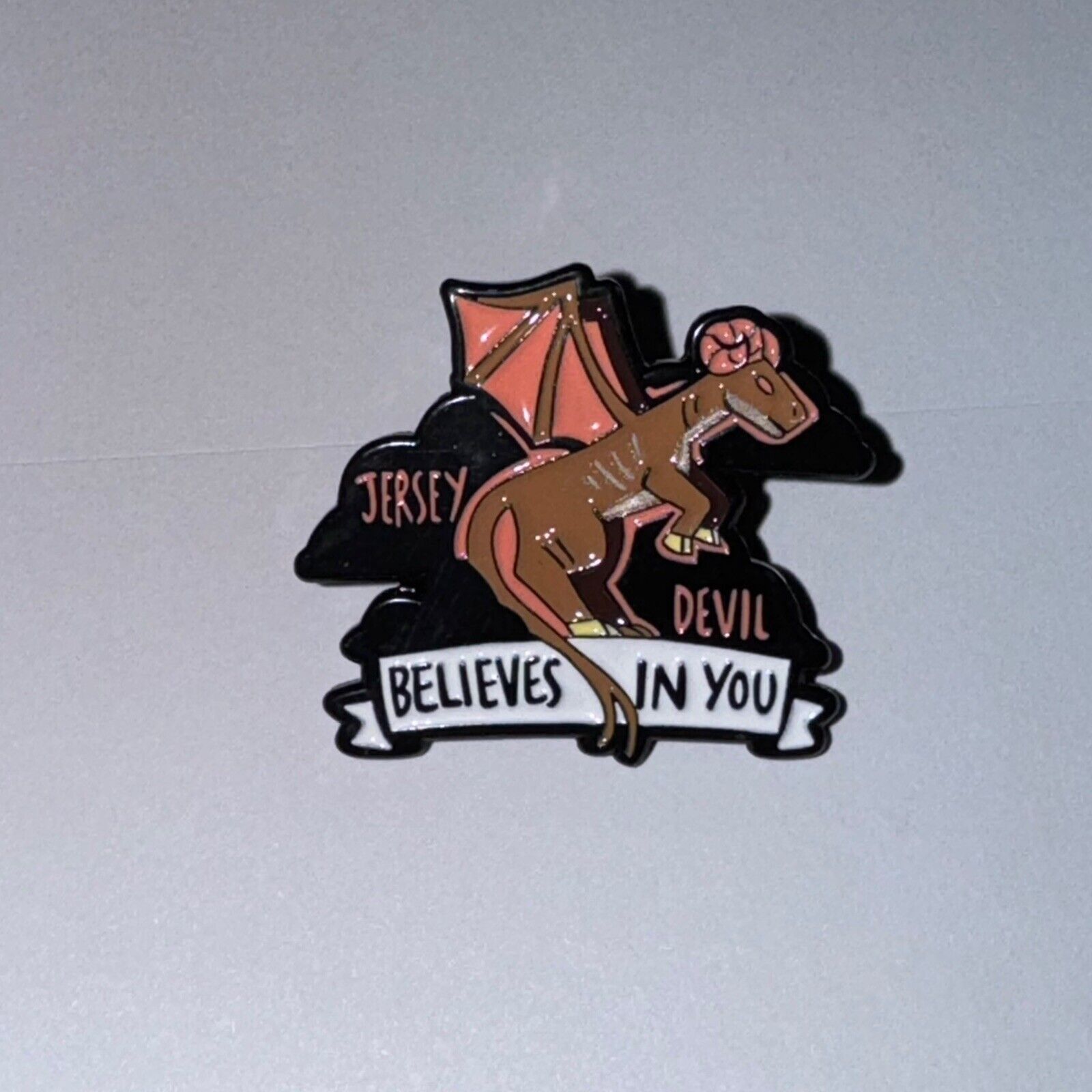 Other Jersey Devil Believes In You Pin Brooch Size ONE SIZE - 1 Preview