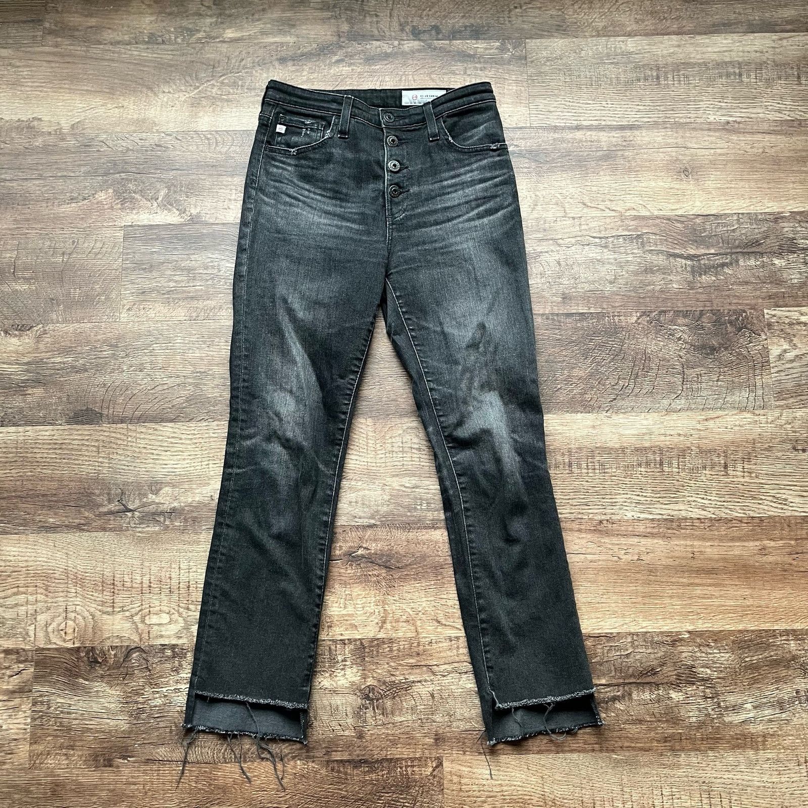 AG Adriano Goldschmied AG Adriano Goldschmied The Isabelle Button Up Jeans 26R Size 26" / US 2 / IT 38 - 1 Thumbnail